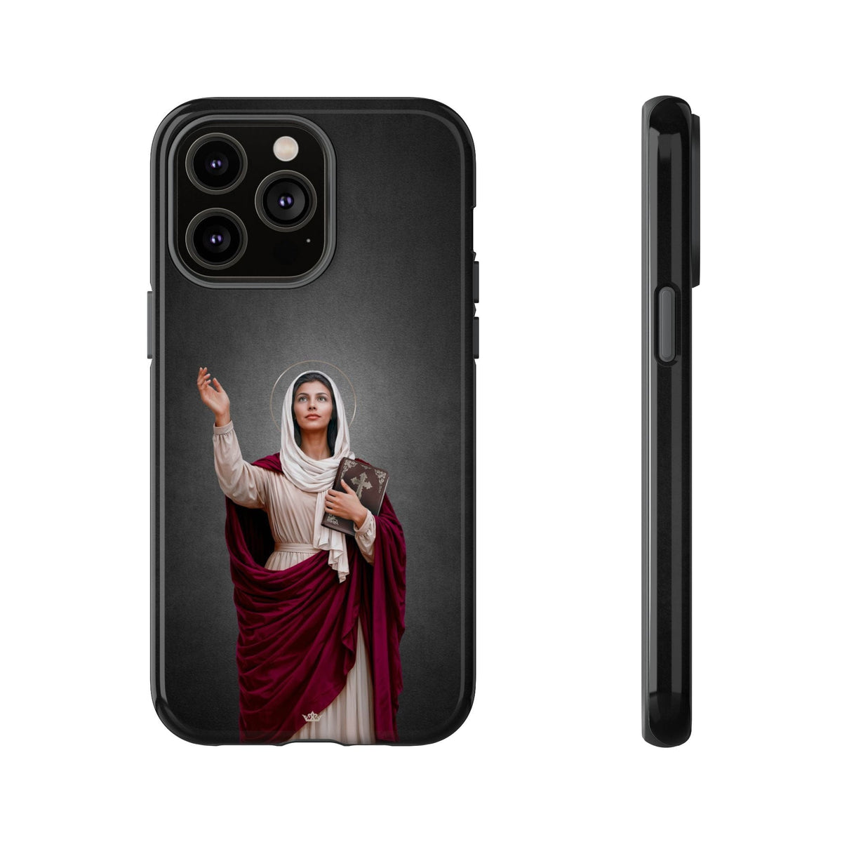 St. Monica Hard Phone Case (Dark) Copyright VENXARA