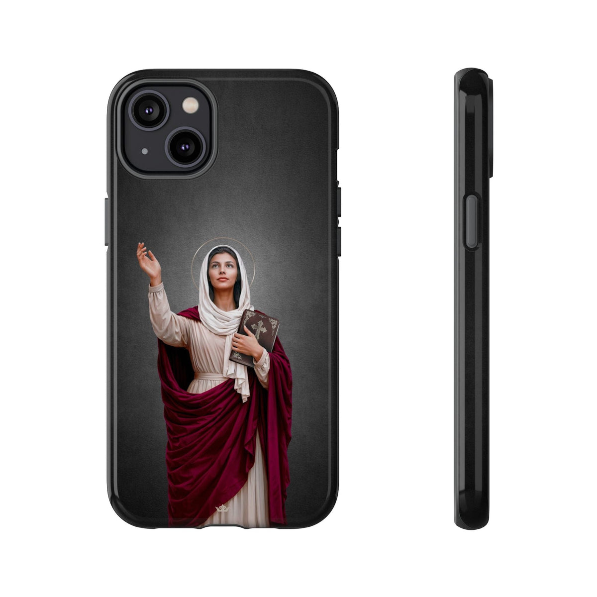 St. Monica Hard Phone Case (Dark) Copyright VENXARA