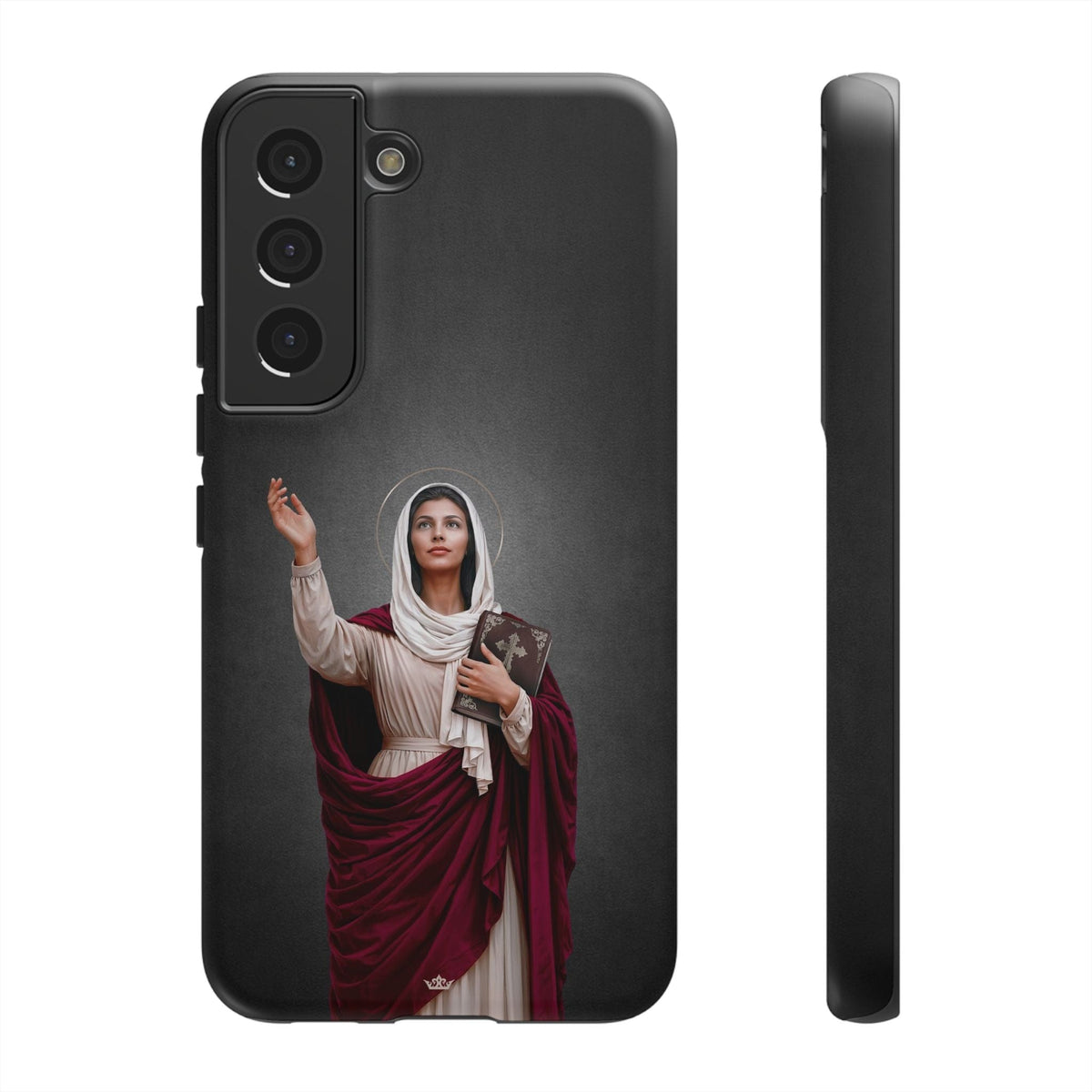St. Monica Hard Phone Case (Dark) Copyright VENXARA
