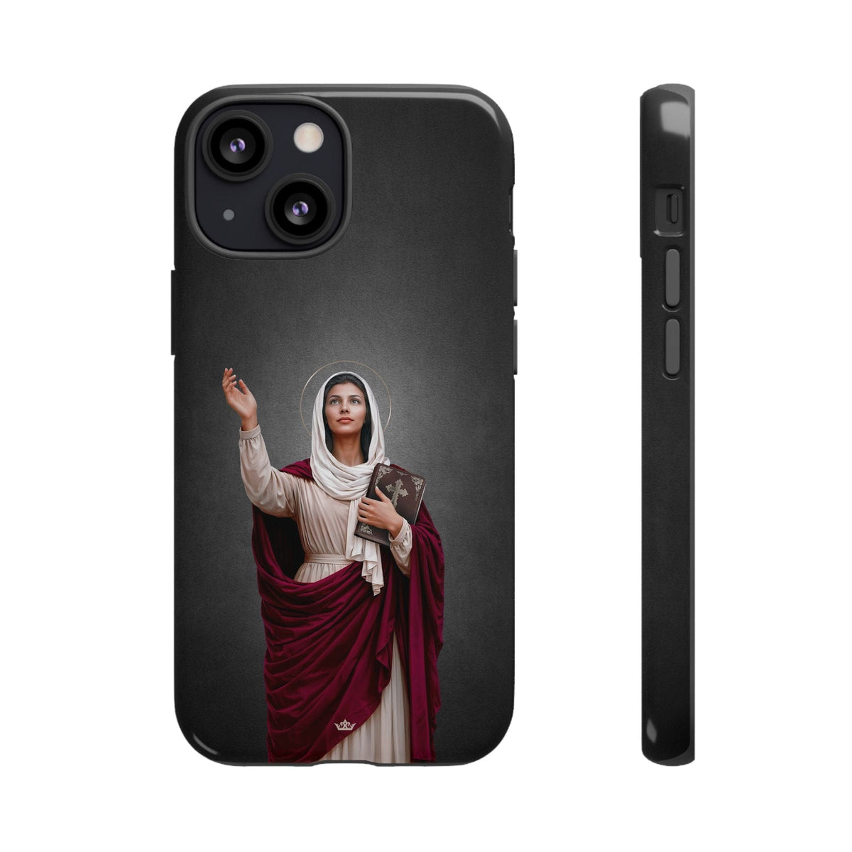 St. Monica Hard Phone Case (Dark) Copyright VENXARA