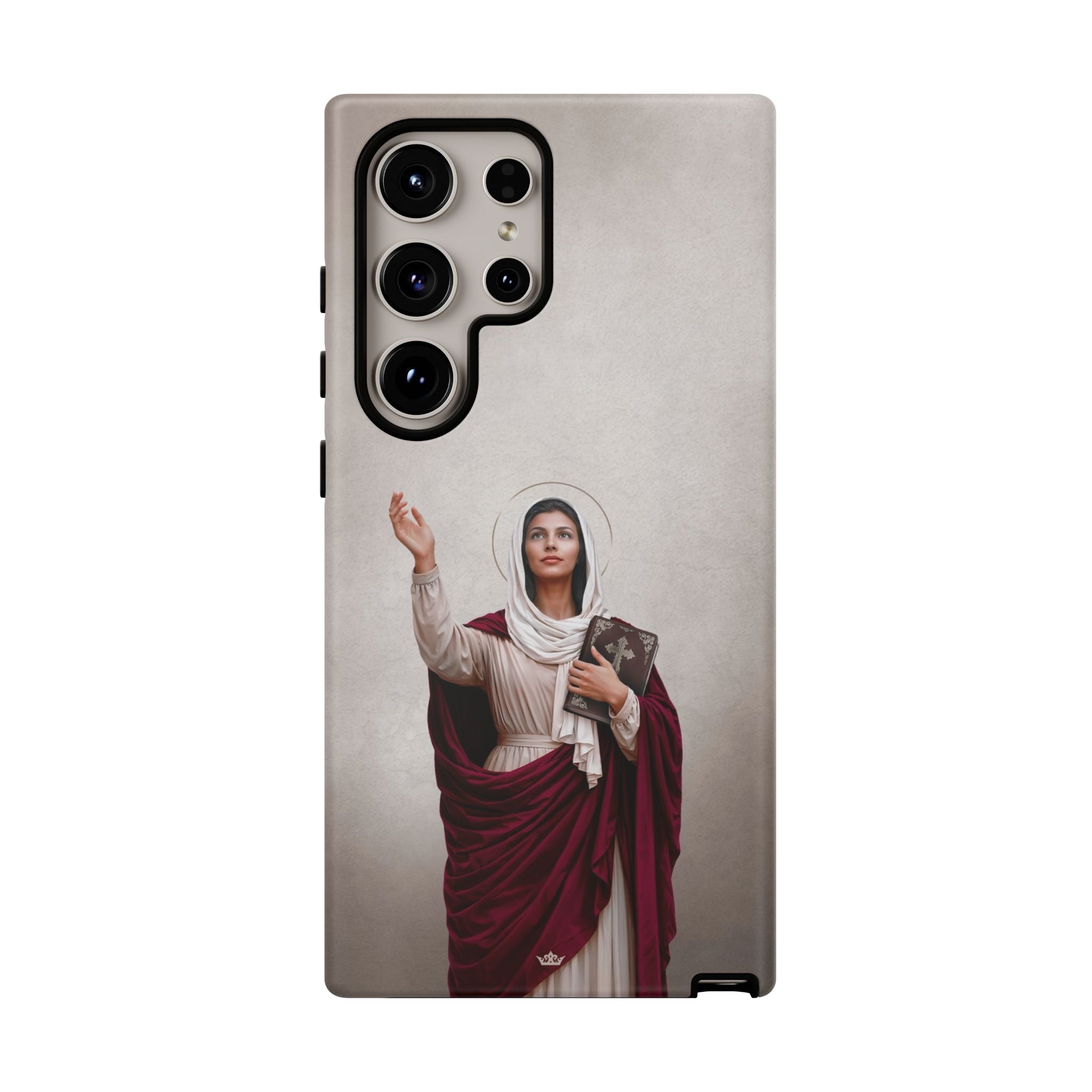St. Monica Hard Phone Case (Light) - Venxara