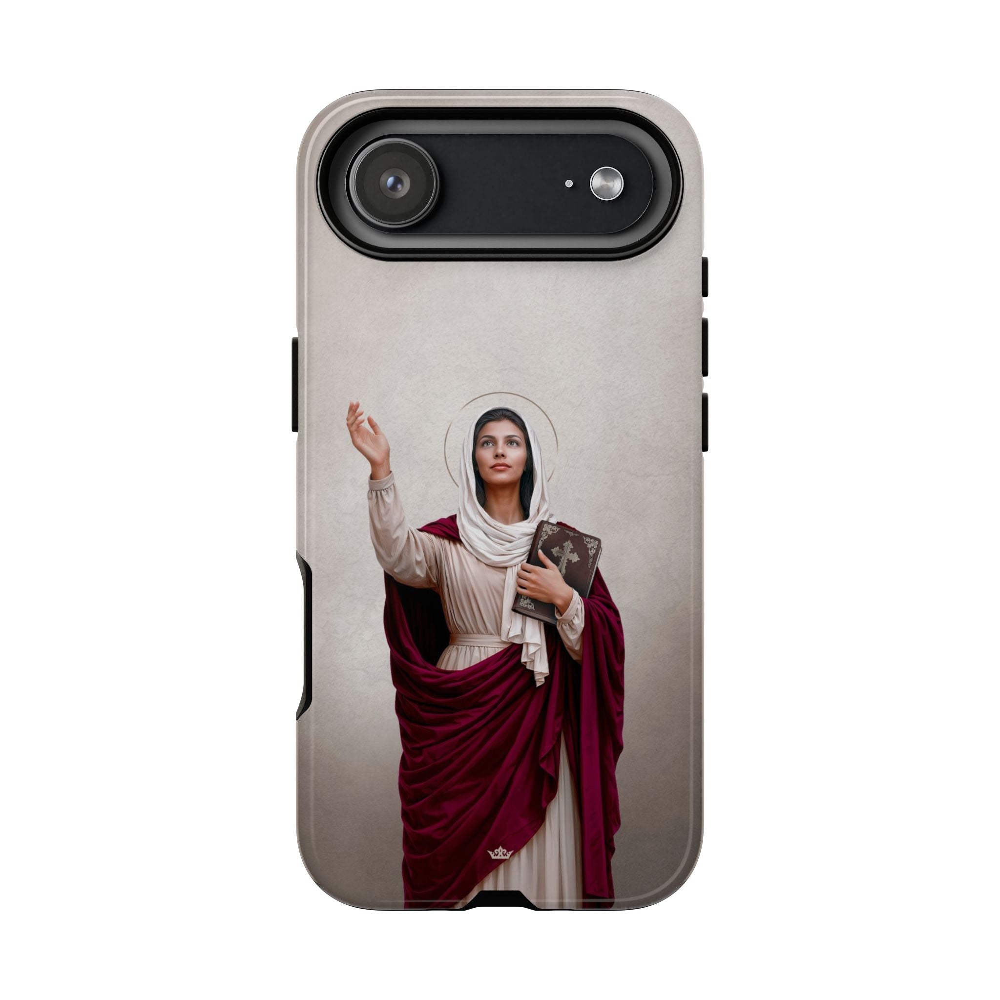 St. Monica Hard Phone Case (Light) - Venxara