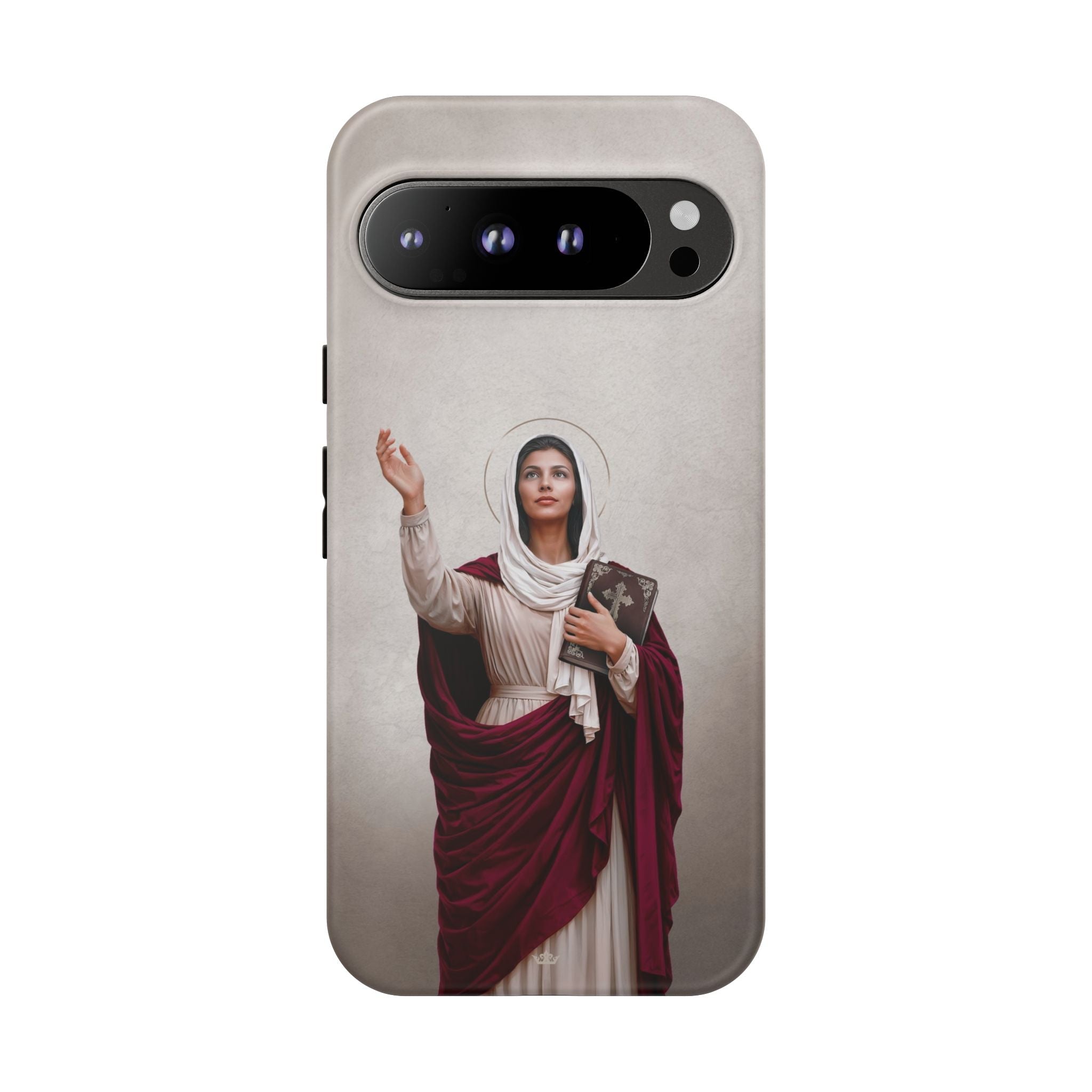 St. Monica Hard Phone Case (Light) - Venxara