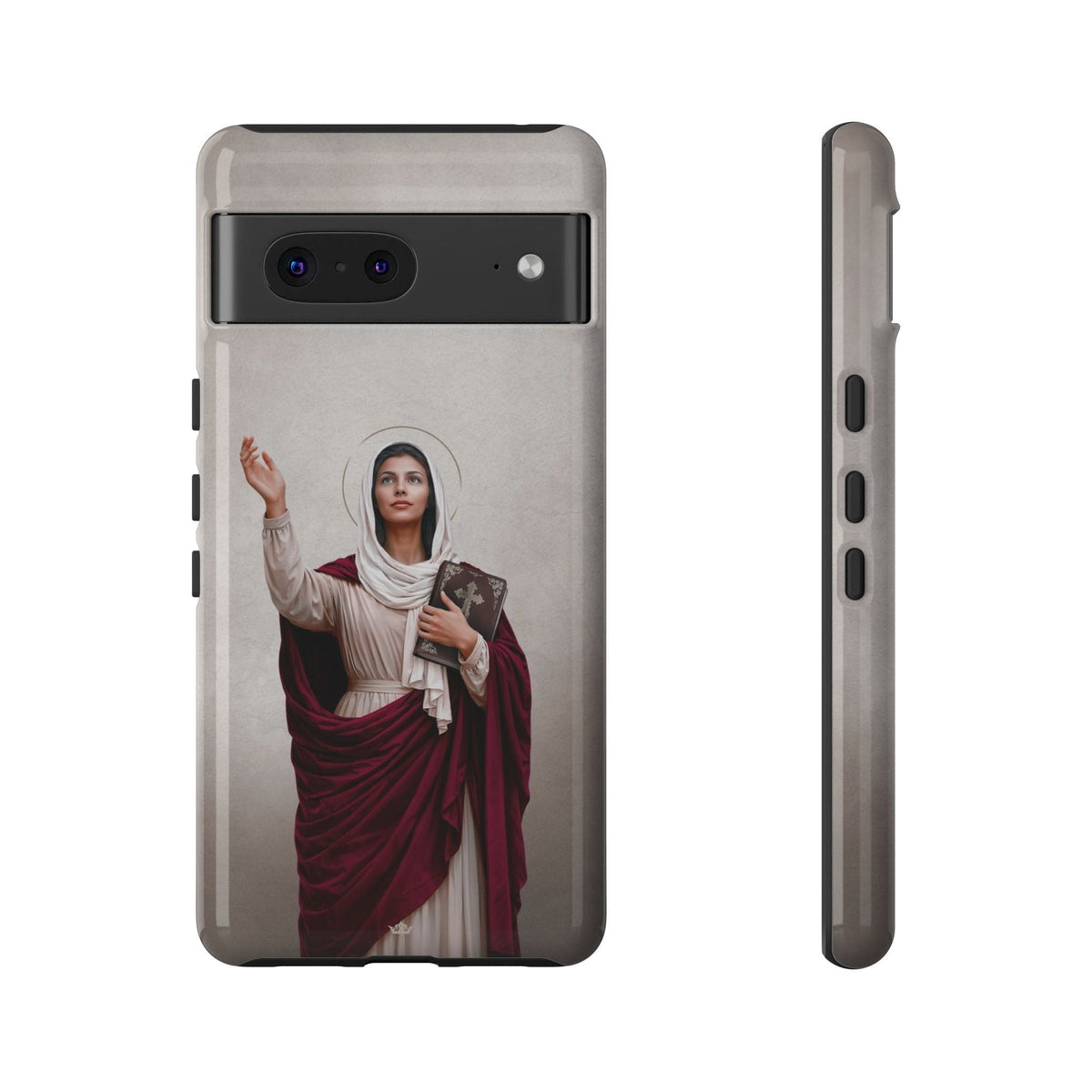 St. Monica Hard Phone Case (Light) Copyright VENXARA