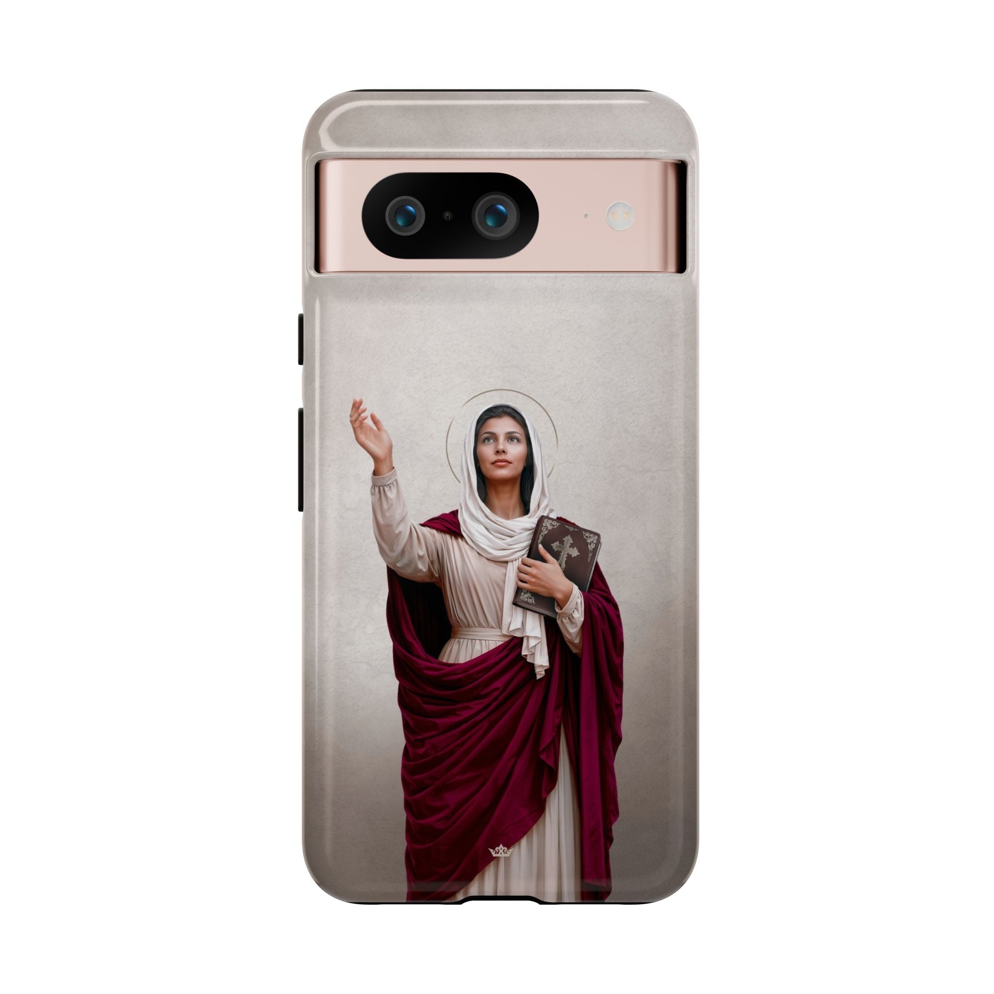 St. Monica Hard Phone Case (Light) - Venxara