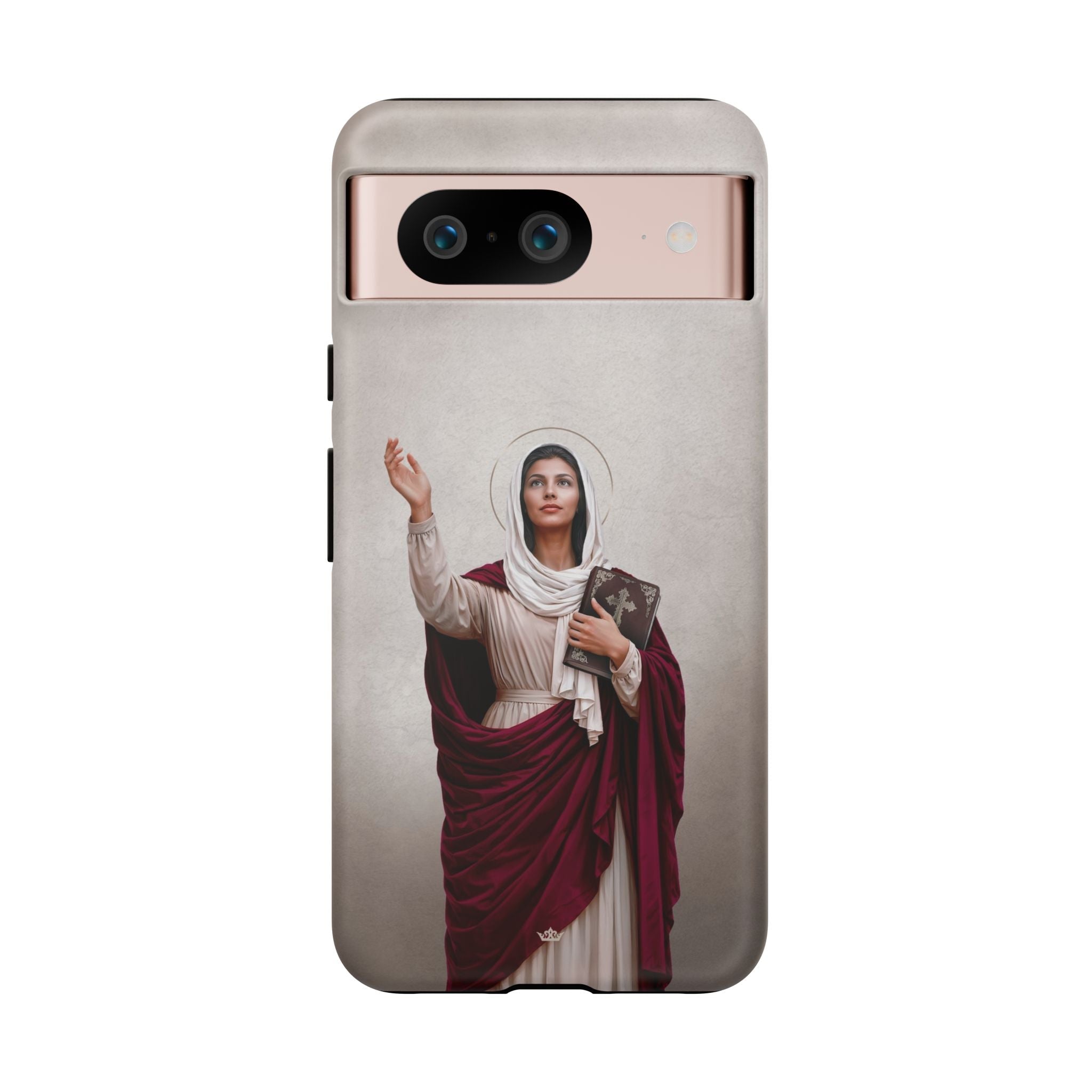 St. Monica Hard Phone Case (Light) - Venxara