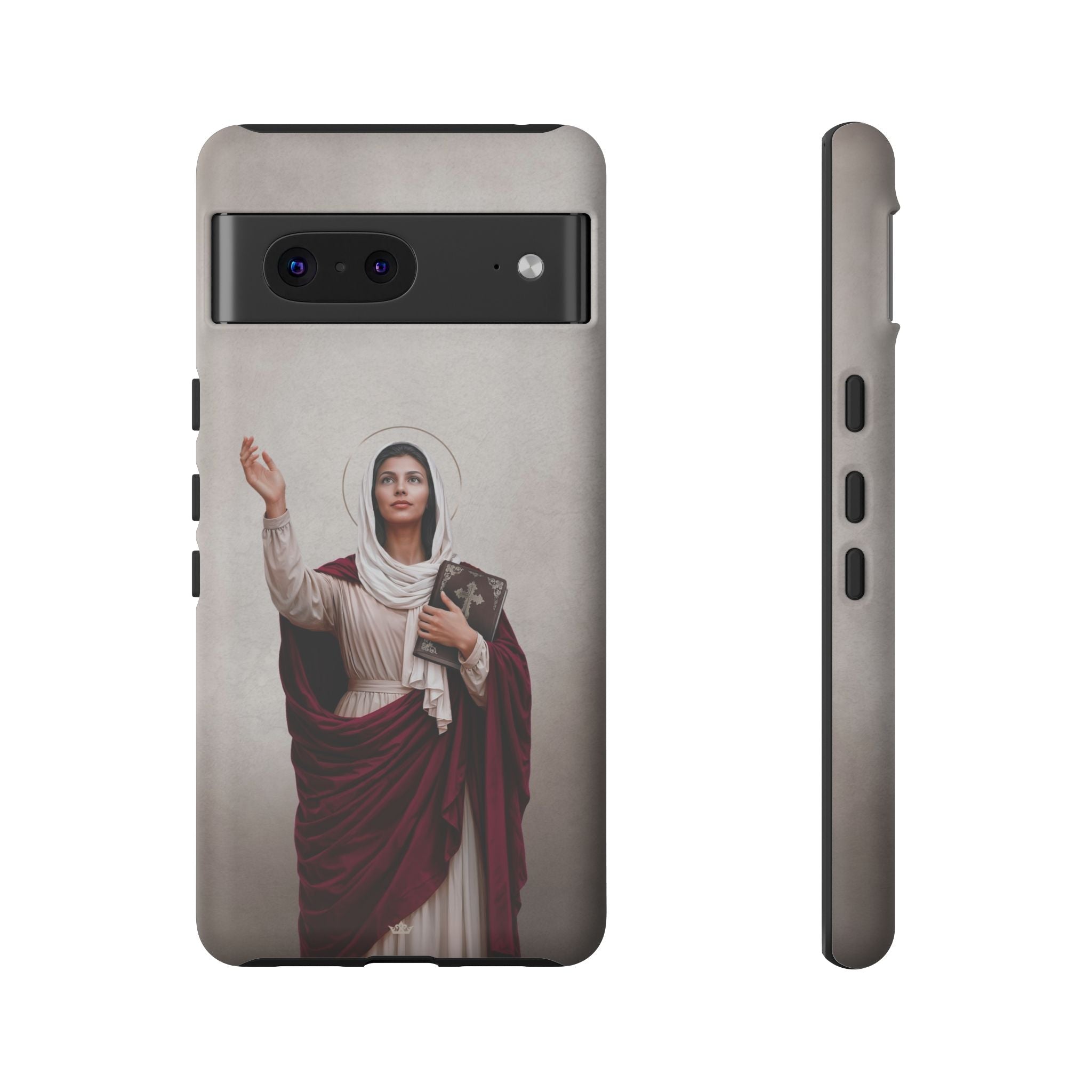 St. Monica Hard Phone Case (Light) - Venxara