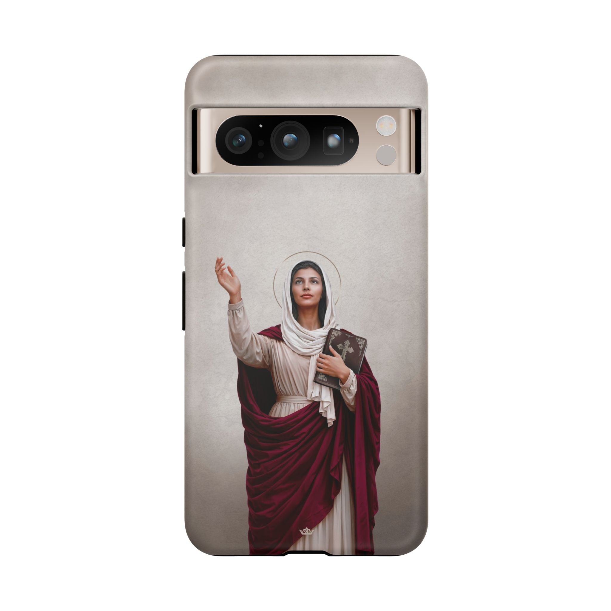St. Monica Hard Phone Case (Light) - Venxara