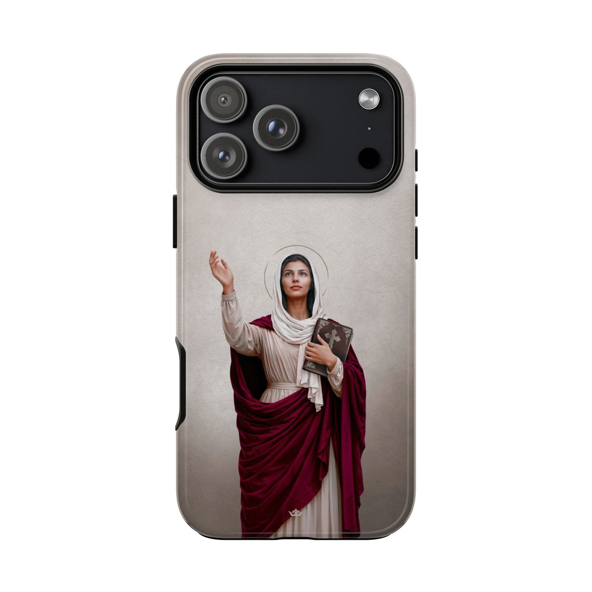 St. Monica Hard Phone Case (Light) Copyright VENXARA