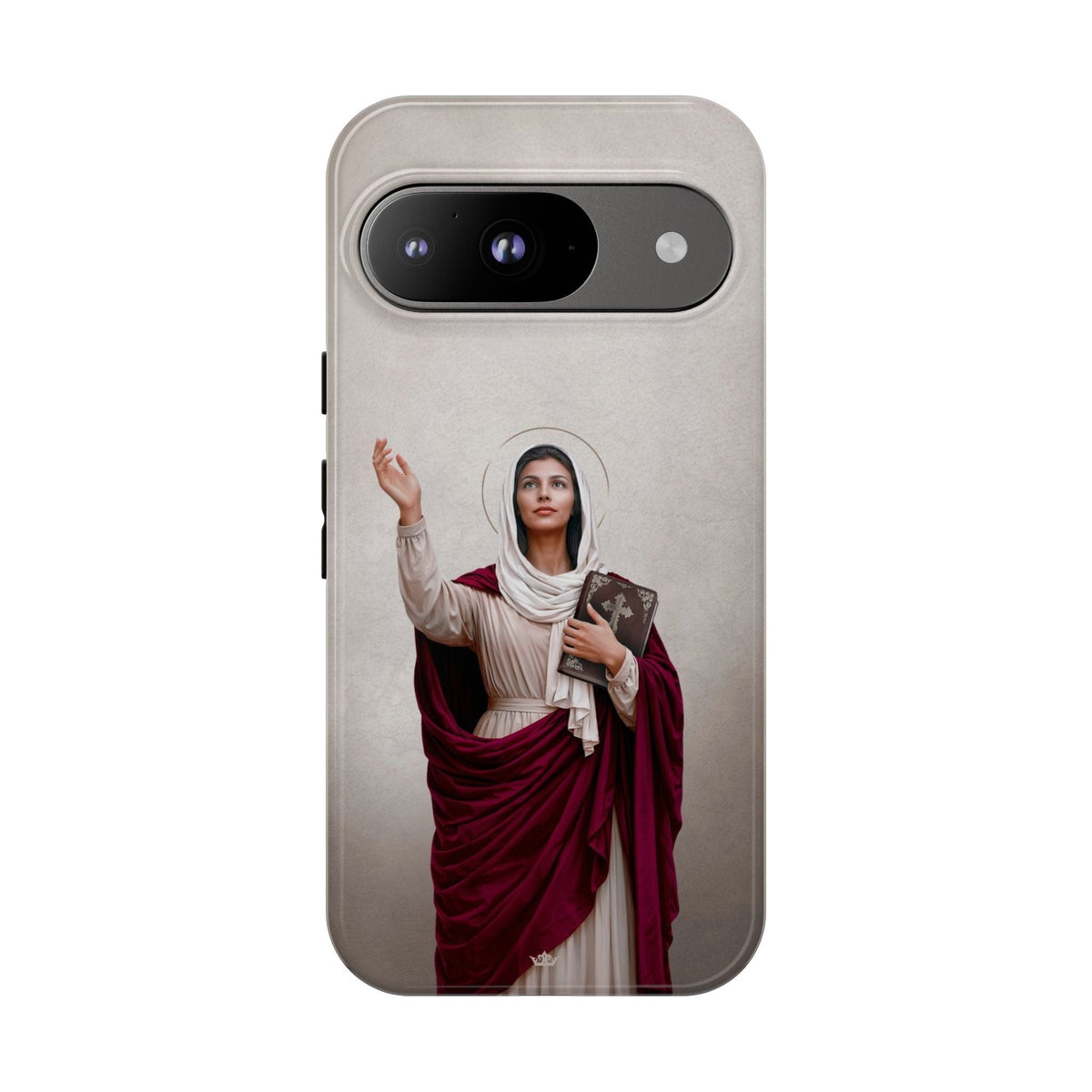 St. Monica Hard Phone Case (Light) Copyright VENXARA
