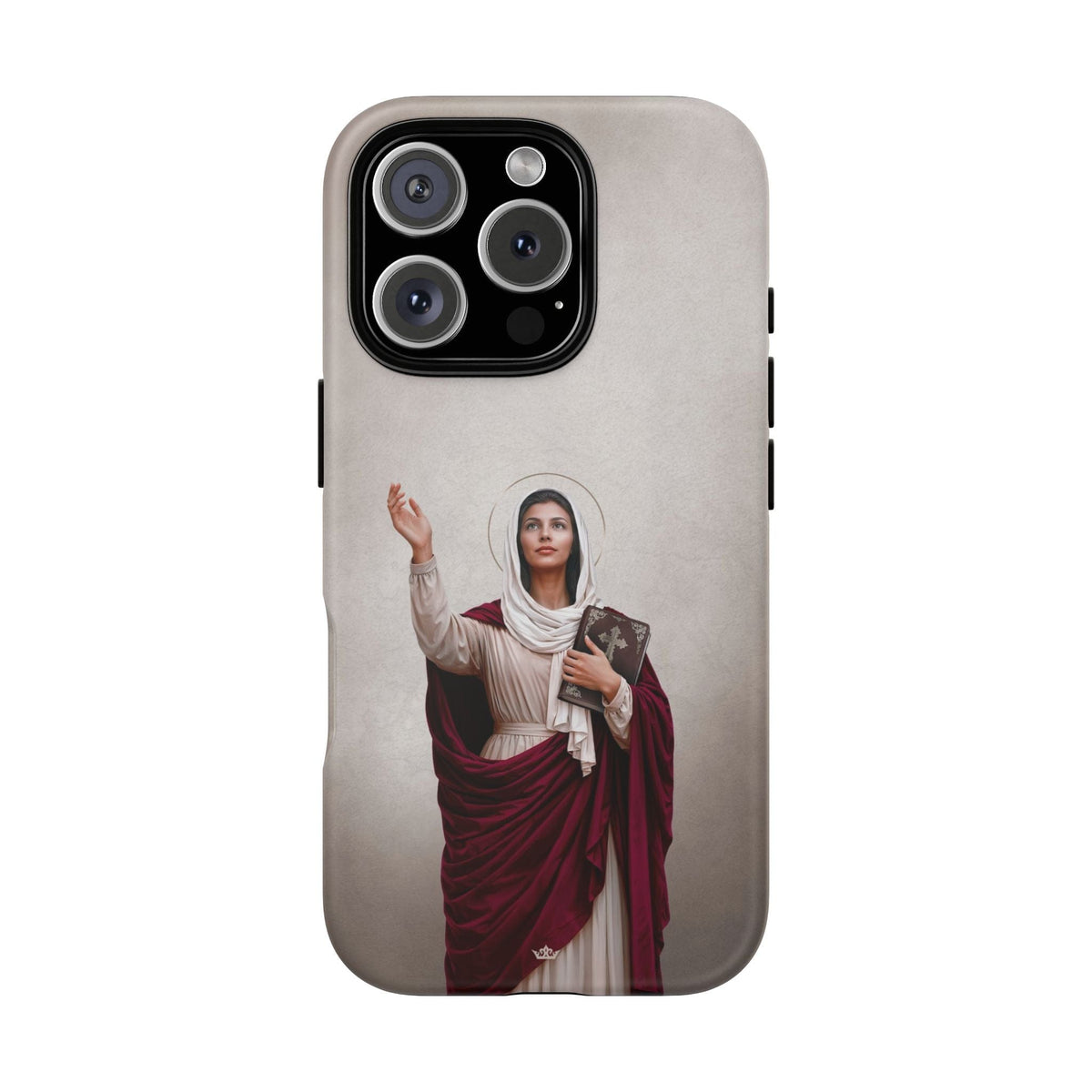 St. Monica Hard Phone Case (Light) Copyright VENXARA