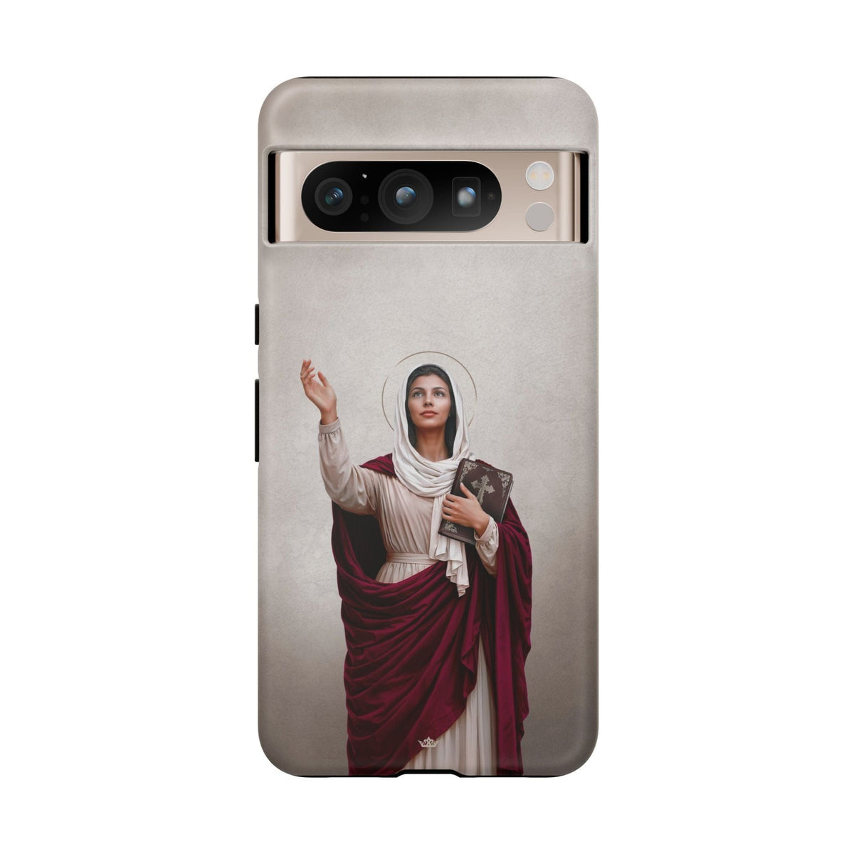 St. Monica Hard Phone Case (Light) Copyright VENXARA