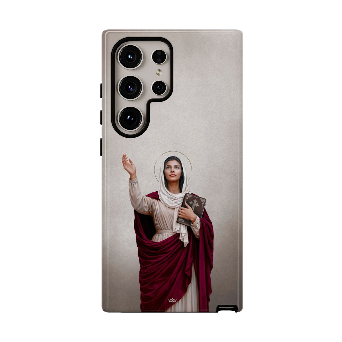 St. Monica Hard Phone Case (Light) Copyright VENXARA