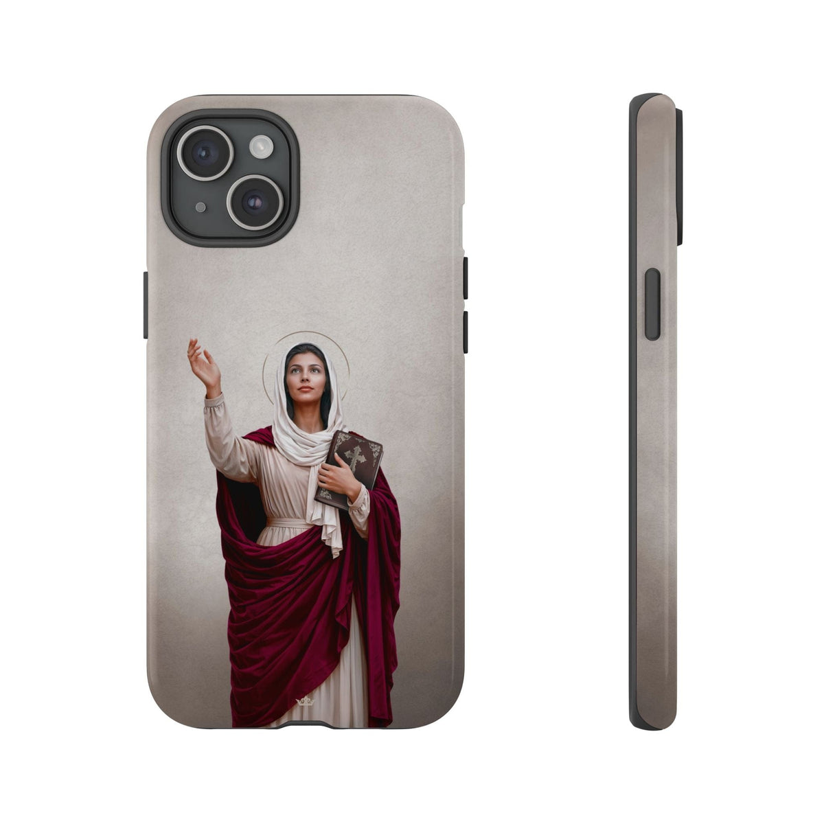 St. Monica Hard Phone Case (Light) Copyright VENXARA