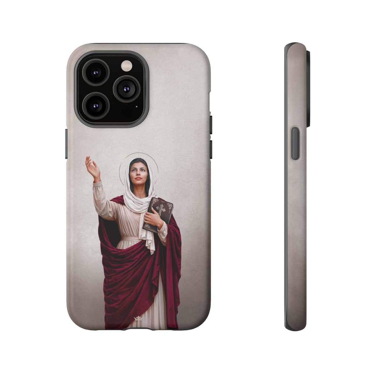 St. Monica Hard Phone Case (Light) Copyright VENXARA