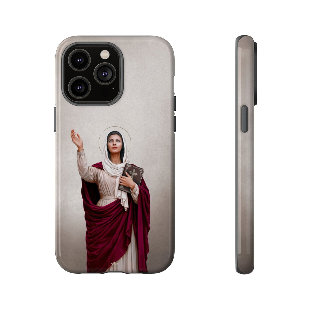 St. Monica Hard Phone Case (Light) Copyright VENXARA