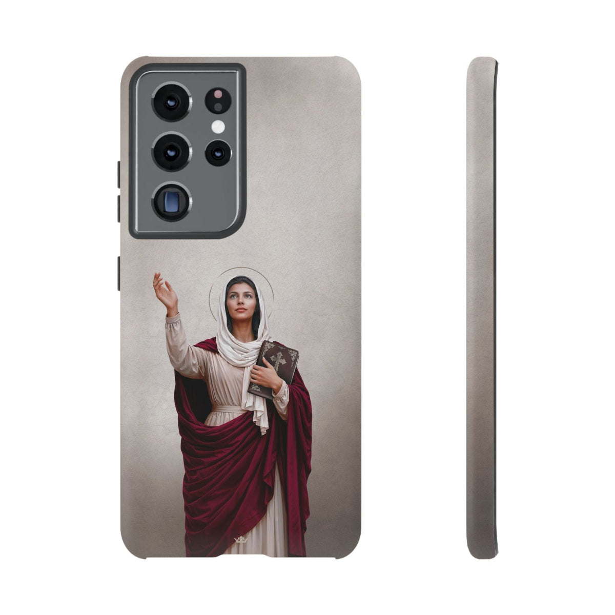 St. Monica Hard Phone Case (Light) Copyright VENXARA