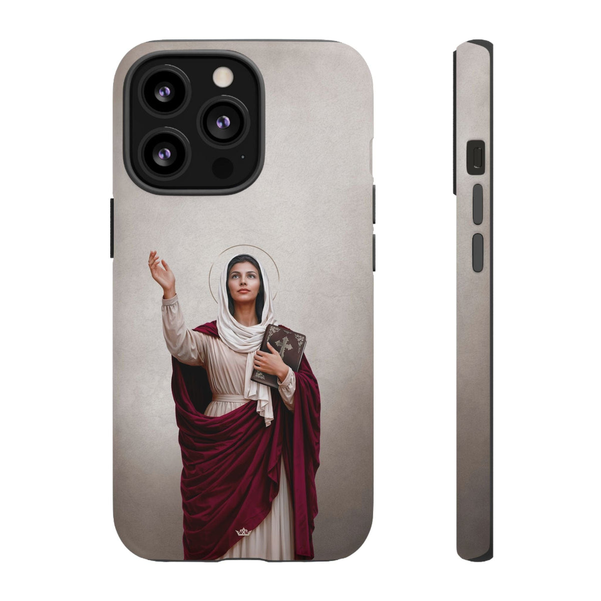 St. Monica Hard Phone Case (Light) Copyright VENXARA