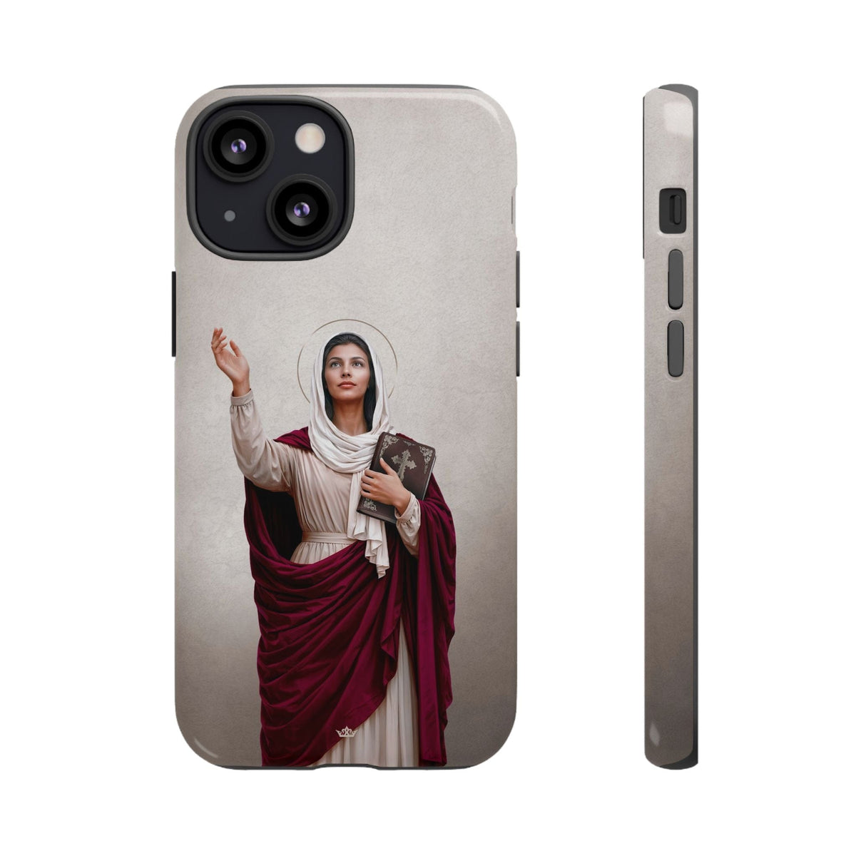 St. Monica Hard Phone Case (Light) Copyright VENXARA
