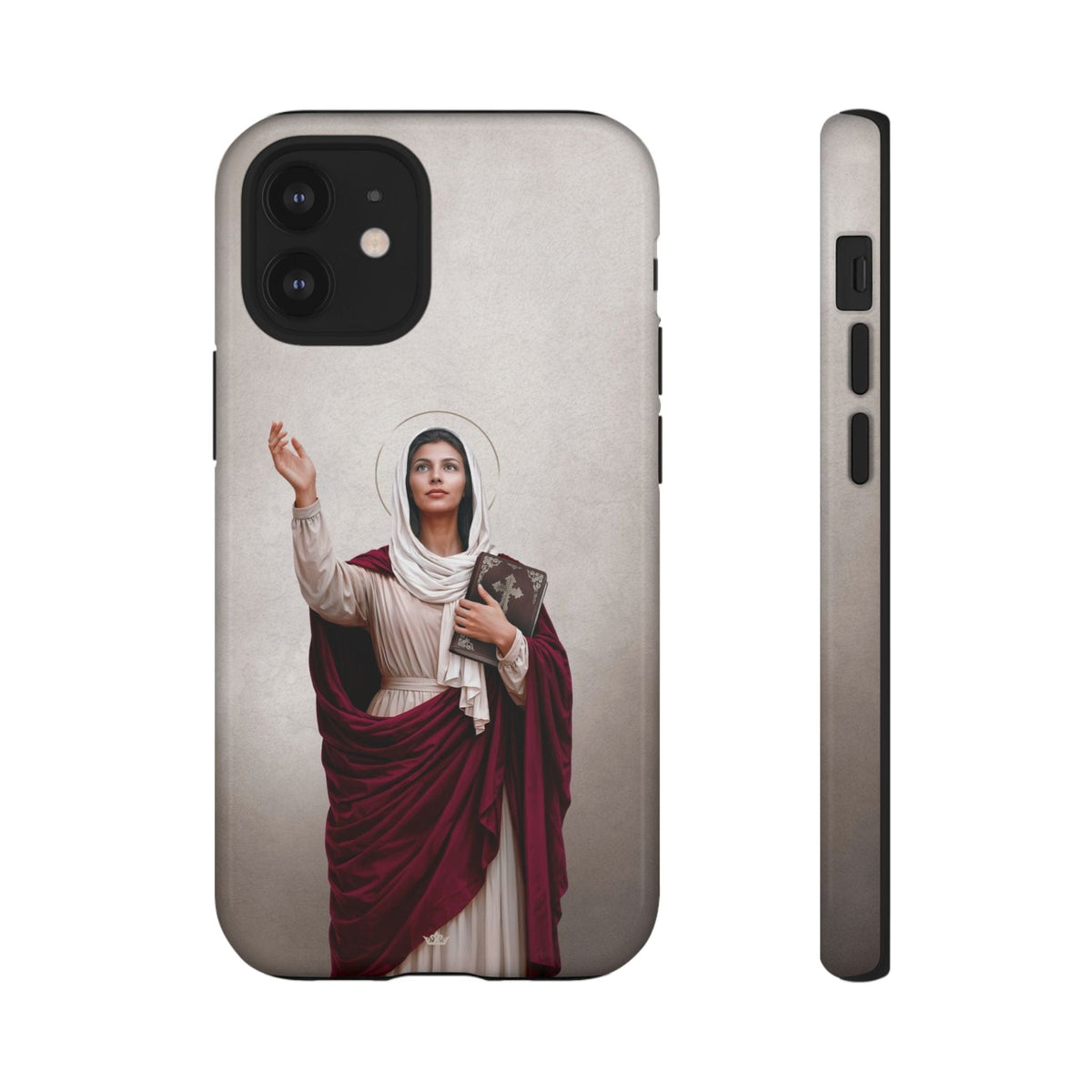 St. Monica Hard Phone Case (Light) Copyright VENXARA