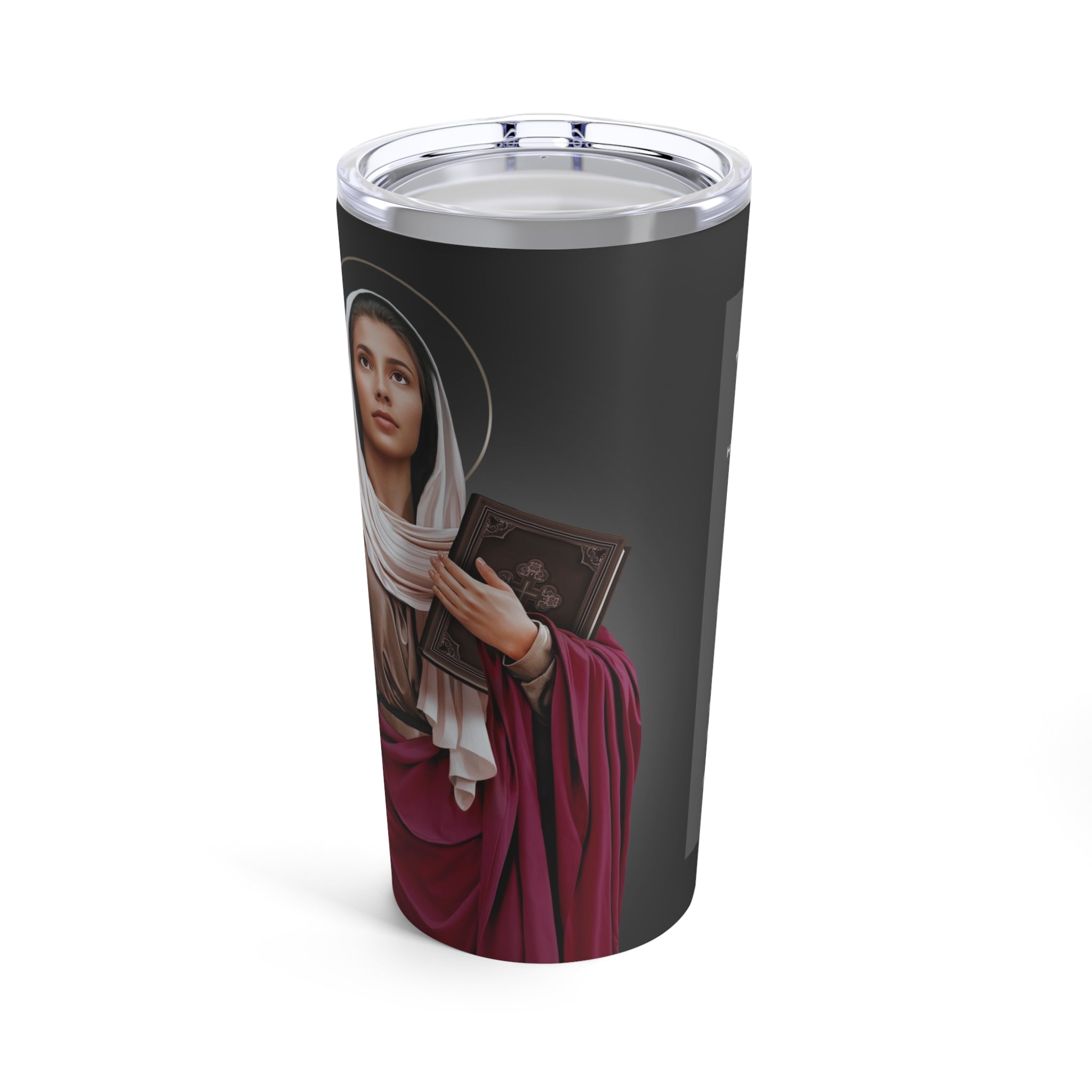 St. Monica Lord's Prayer Tumbler 20 oz. (Ash) - VENXARA®