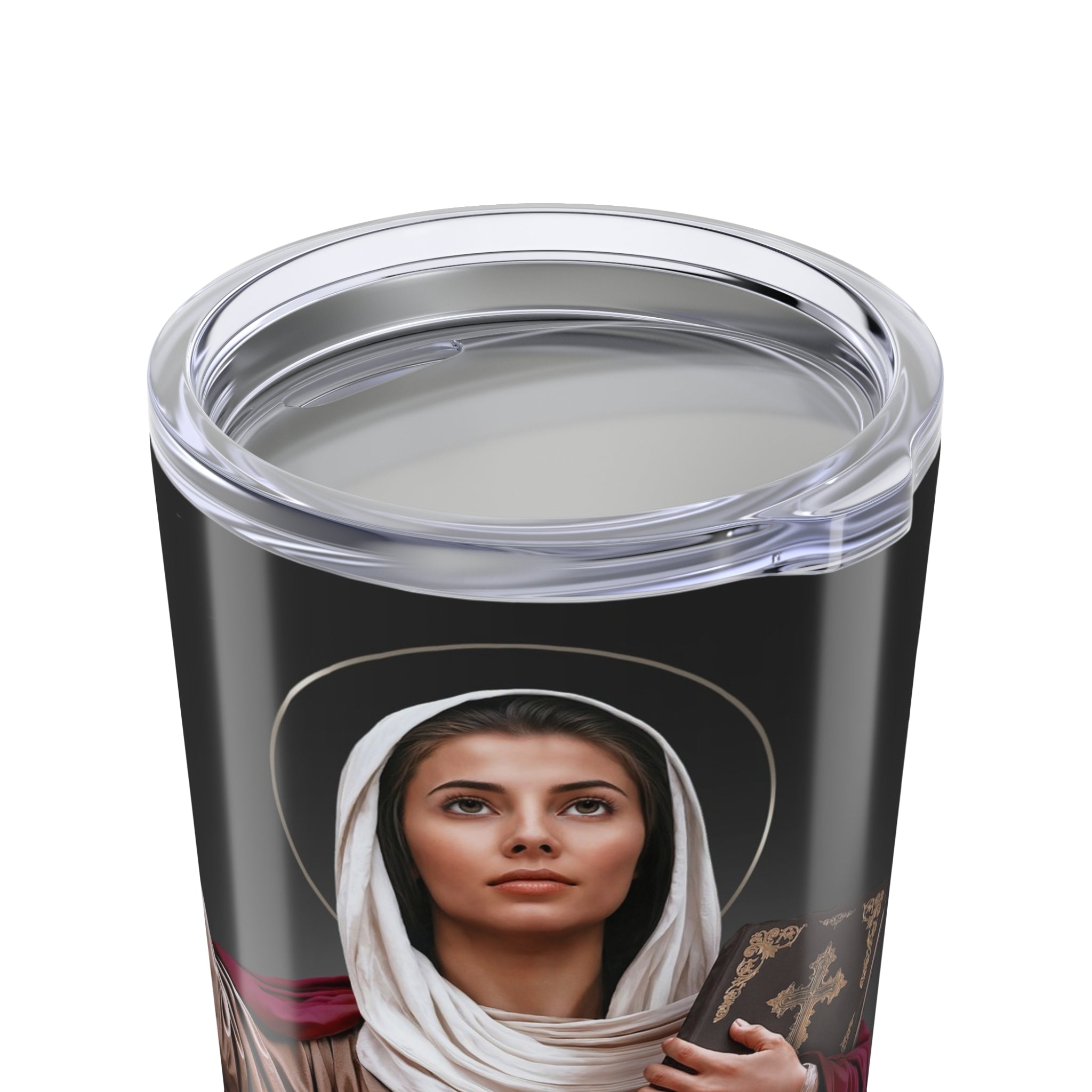 St. Monica Lord's Prayer Tumbler (Ash 20 oz) - VENXARA
