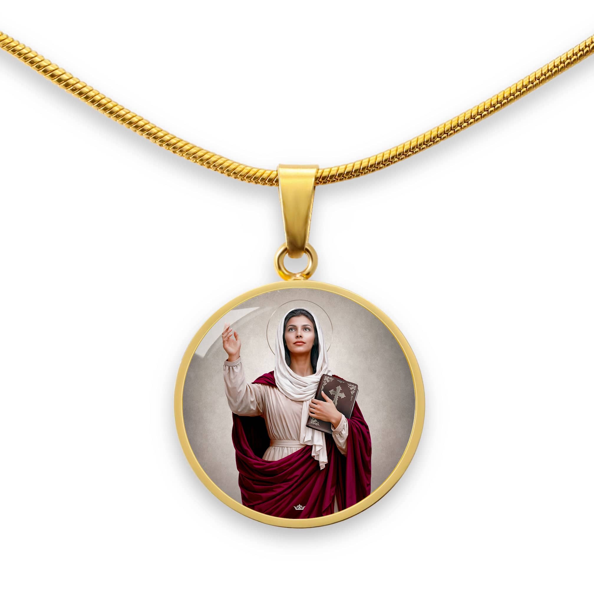 St. Monica Pendant Necklace Copyright VENXARA