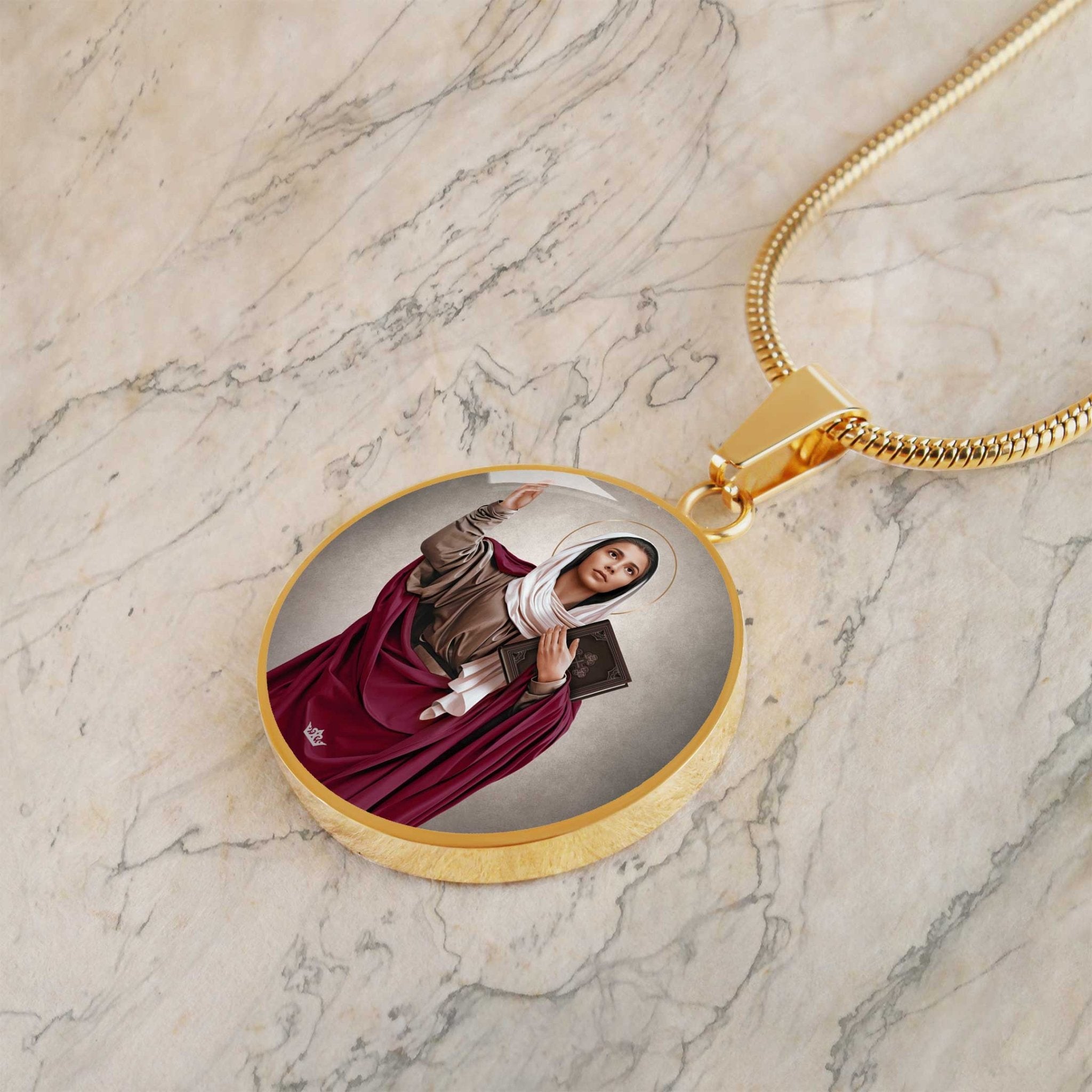 St. Monica Pendant Necklace - VENXARA®
