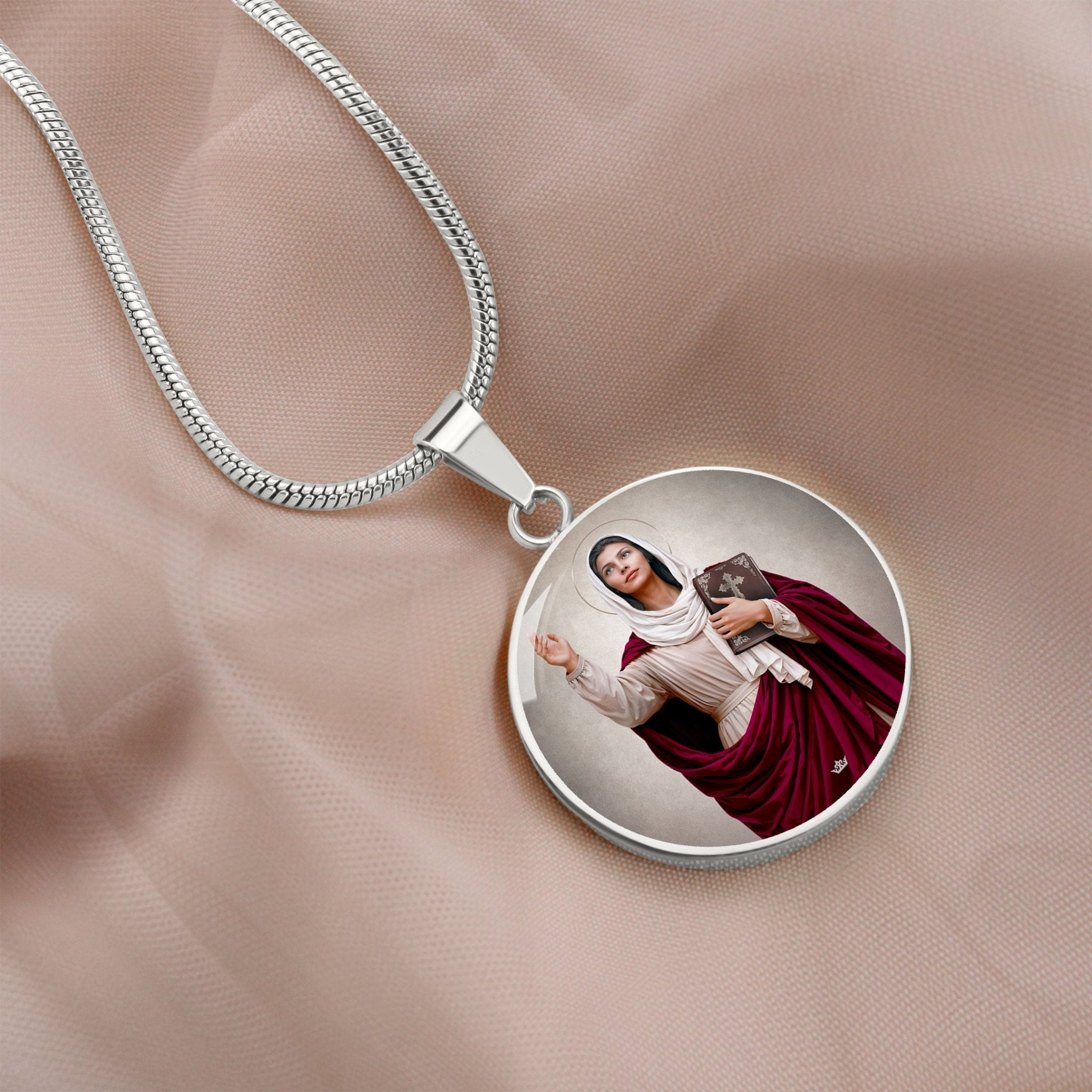 St. Monica Pendant Necklace - VENXARA