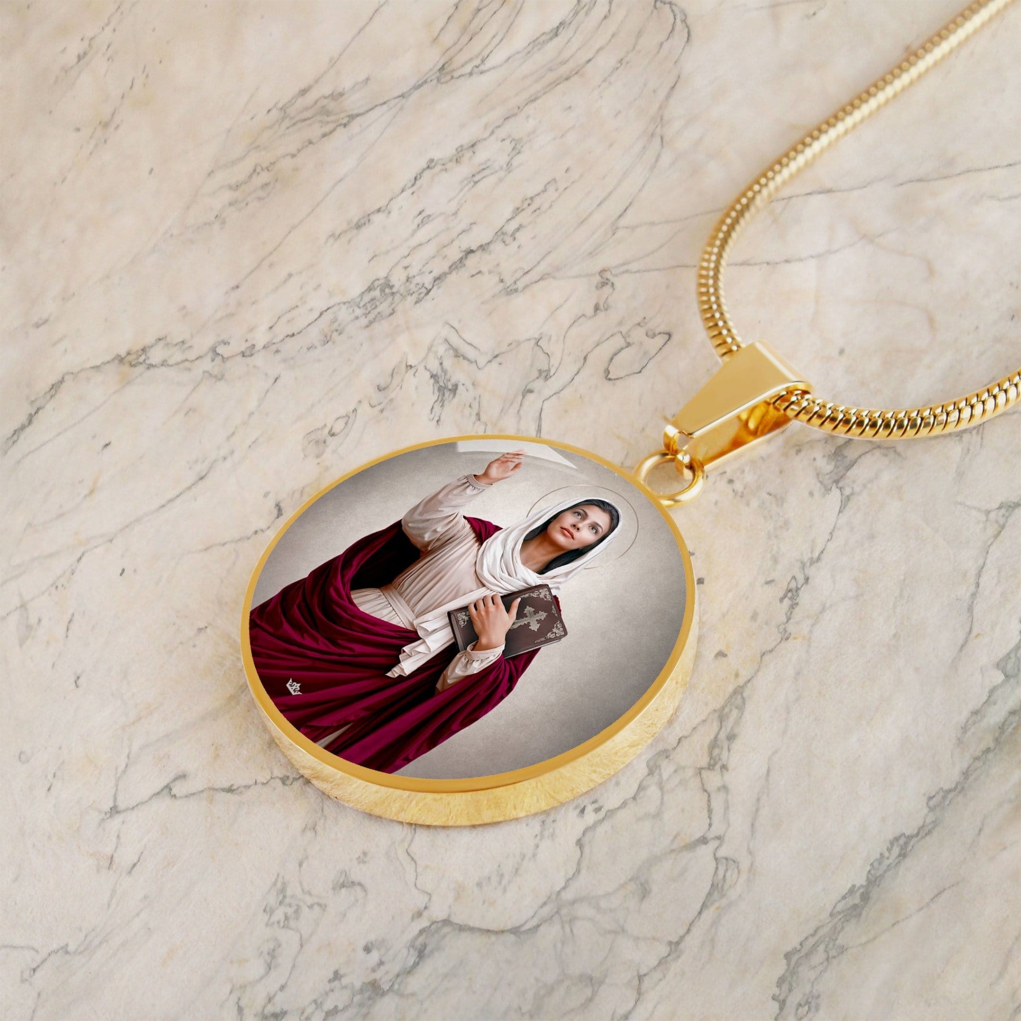 St. Monica Pendant Necklace Copyright VENXARA