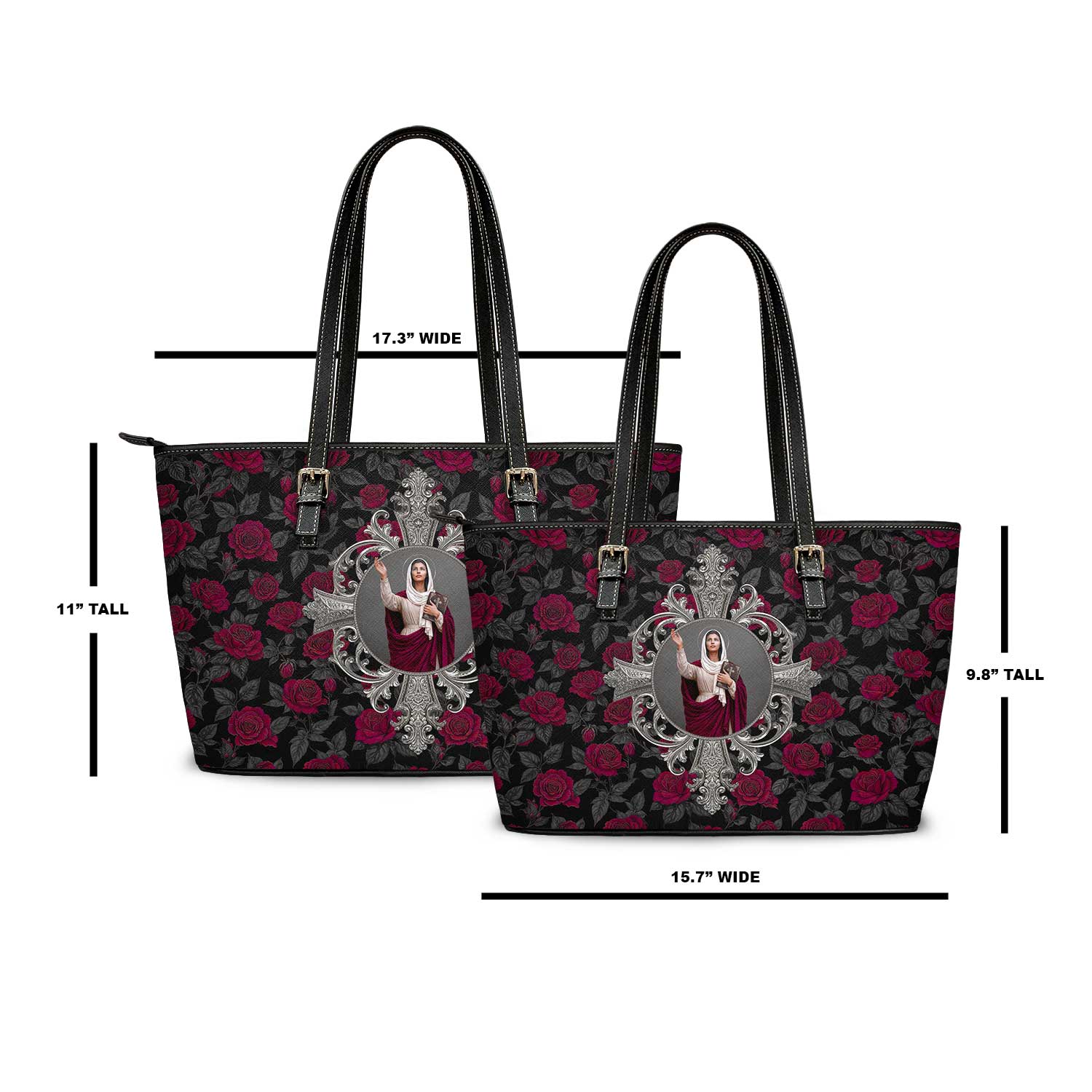St. Monica Tote Bag (Roses) - VENXARA