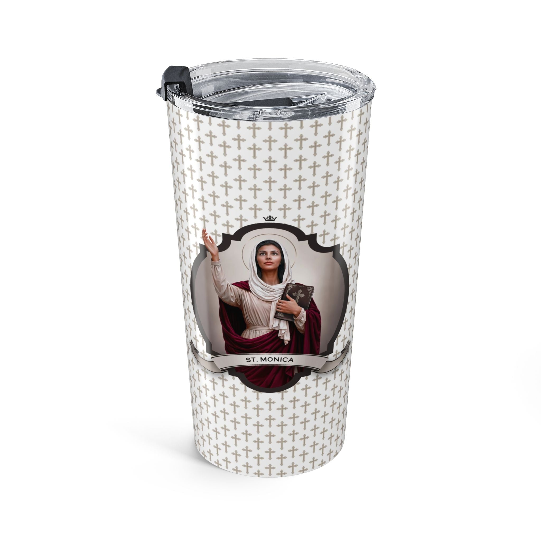 St. Monica Tumbler (Crosses 20 oz) - Venxara