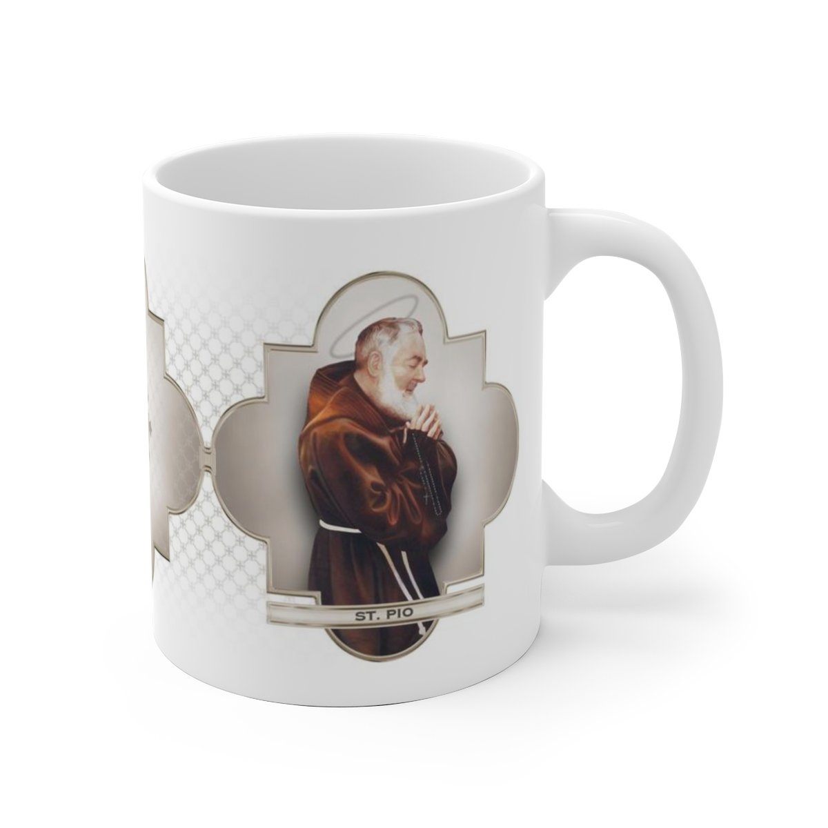 St. Padre Pio Ceramic Mug - VENXARA®