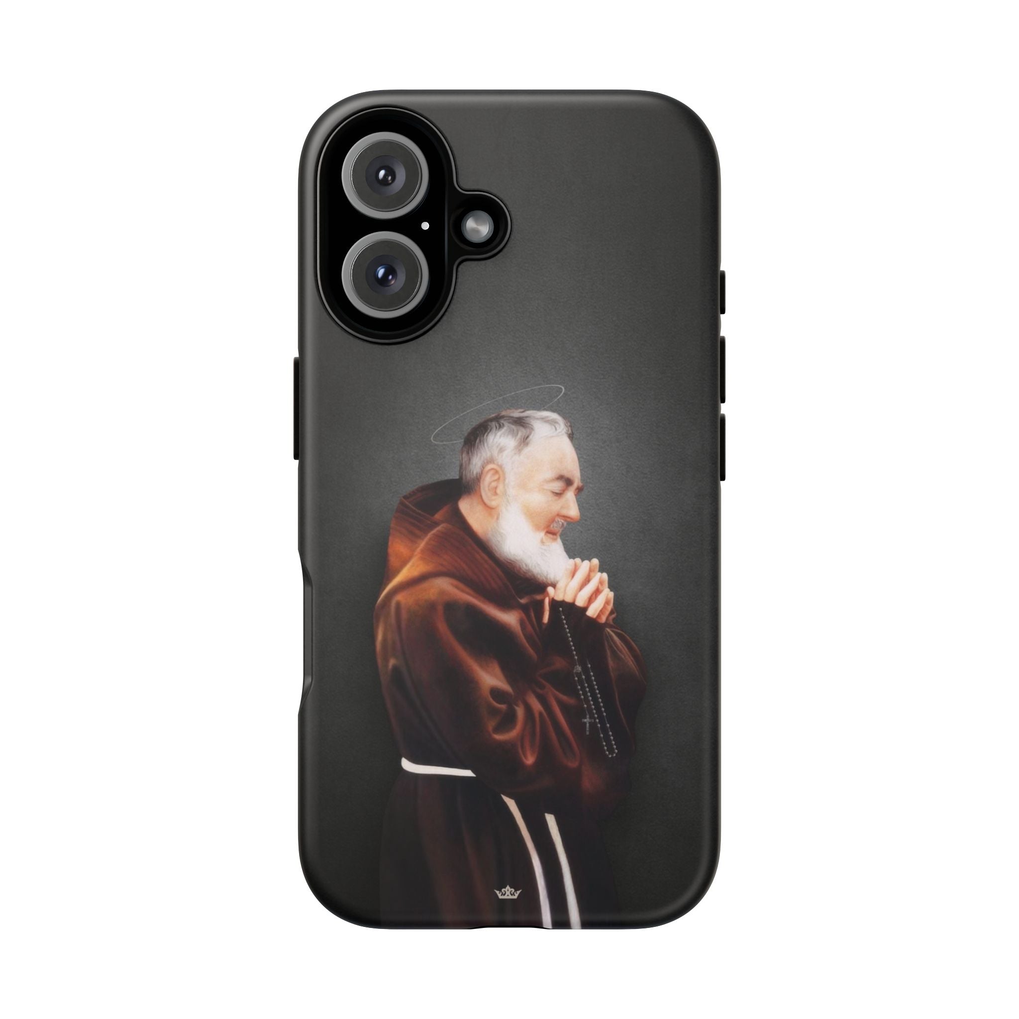 St. Padre Pio Hard Phone Case (Dark) - VENXARA®