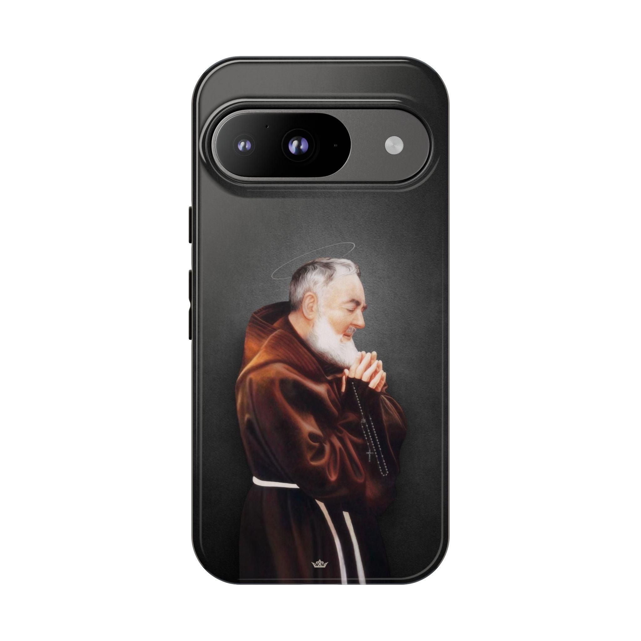 St. Padre Pio Hard Phone Case (Dark) - VENXARA®