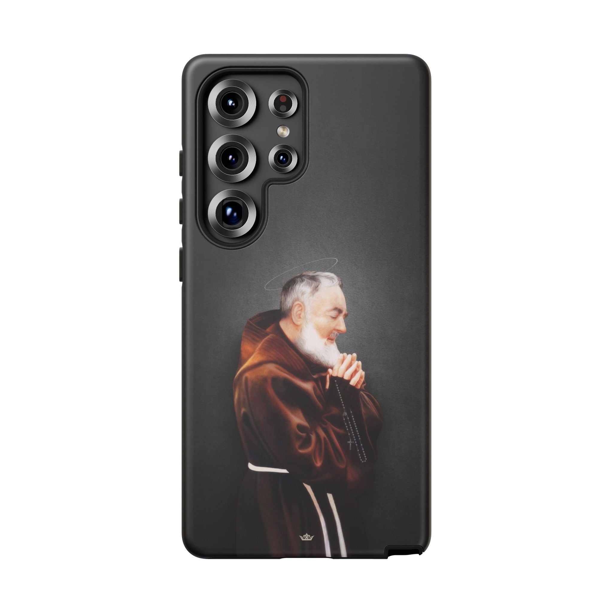 St. Padre Pio Hard Phone Case (Dark) - VENXARA®