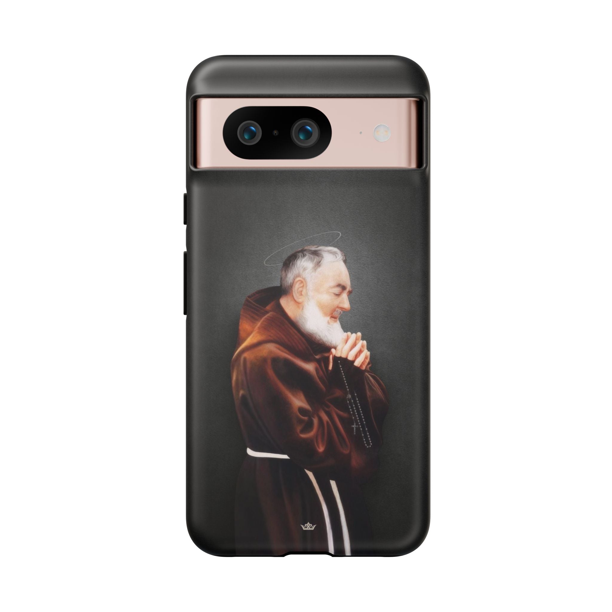 St. Padre Pio Hard Phone Case (Dark) - VENXARA®