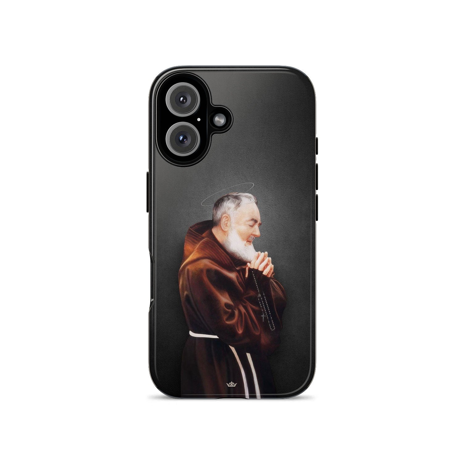 St. Padre Pio Hard Phone Case (Dark) - VENXARA®