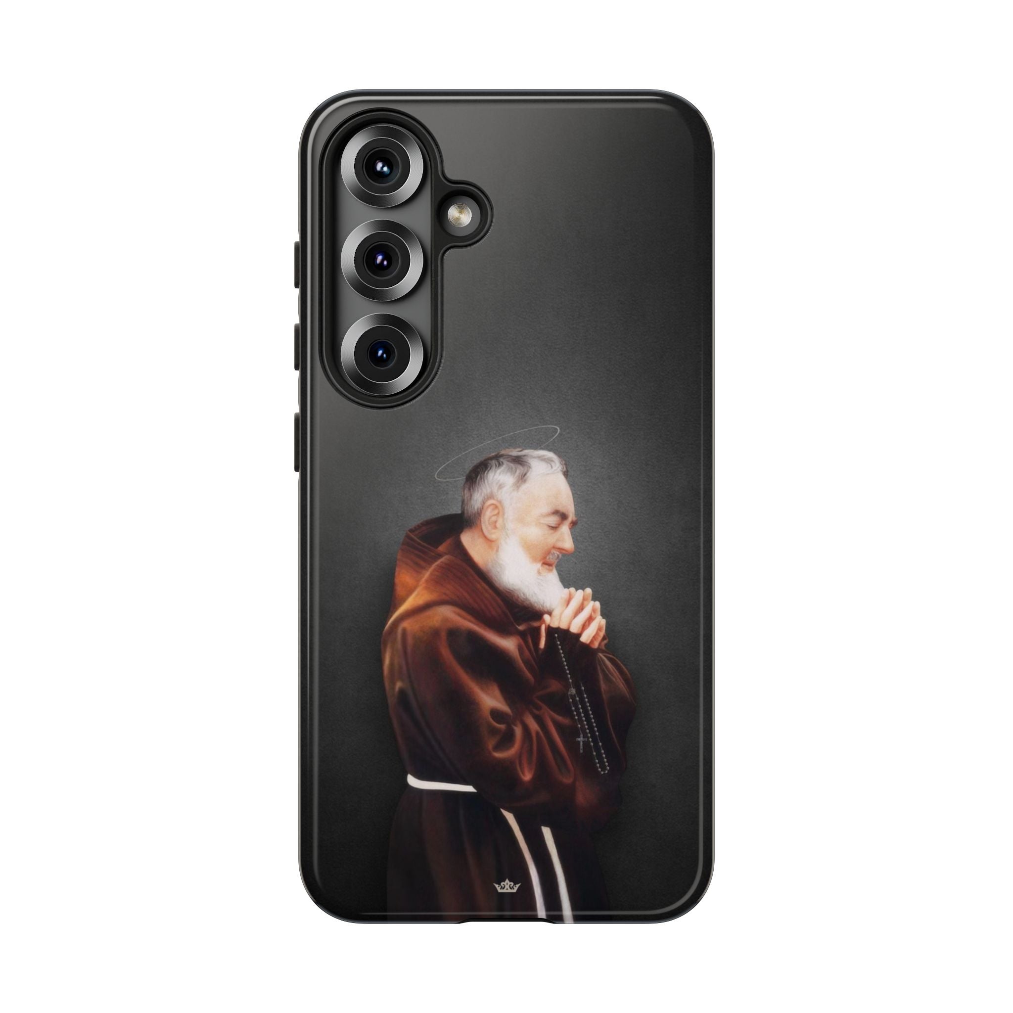 St. Padre Pio Hard Phone Case (Dark) - VENXARA®