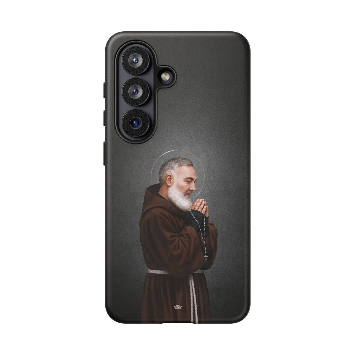 St. Padre Pio Hard Phone Case (Dark) Copyright VENXARA