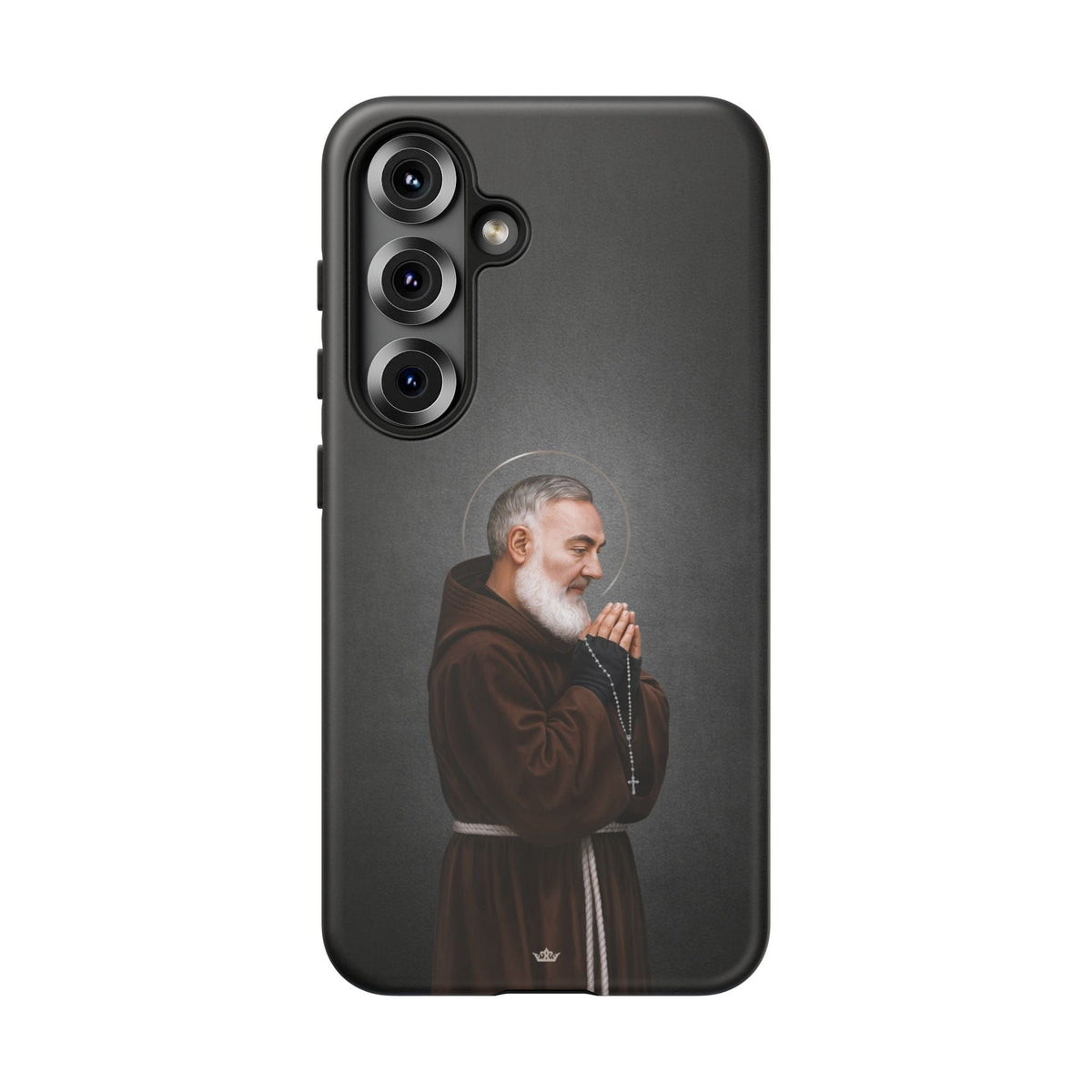 St. Padre Pio Hard Phone Case (Dark) Copyright VENXARA