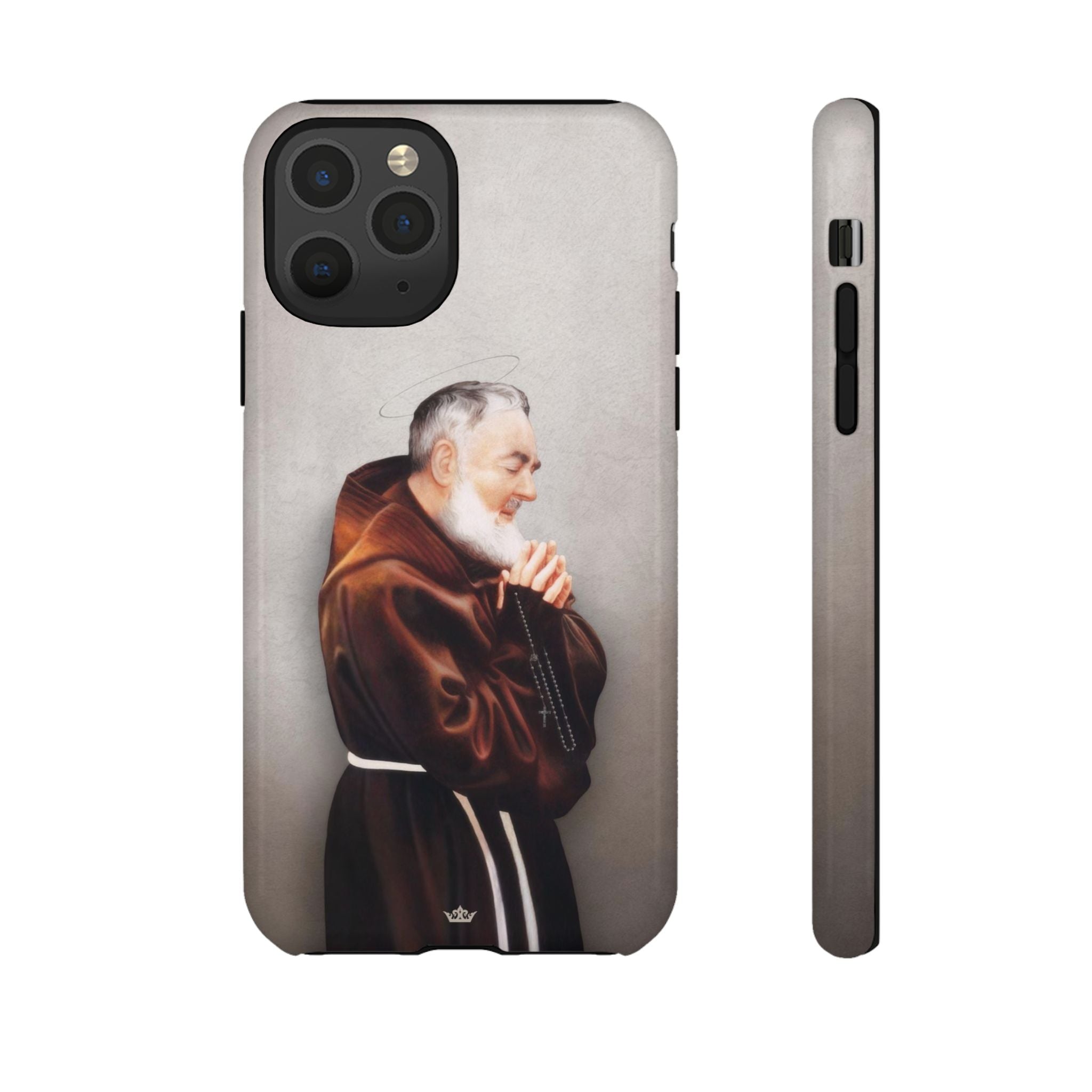 St. Padre Pio Hard Phone Case (Light) - VENXARA®