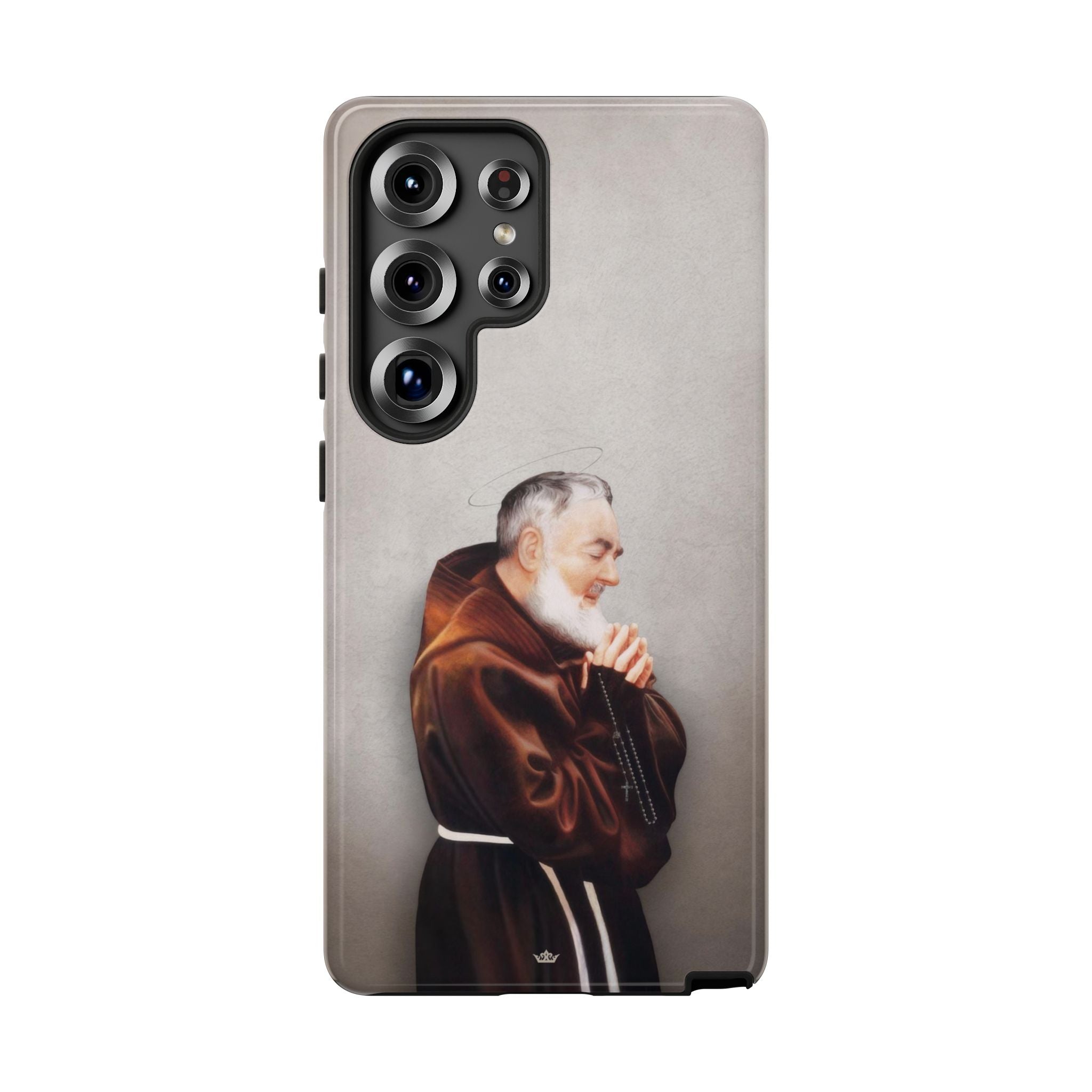 St. Padre Pio Hard Phone Case (Light) - VENXARA®