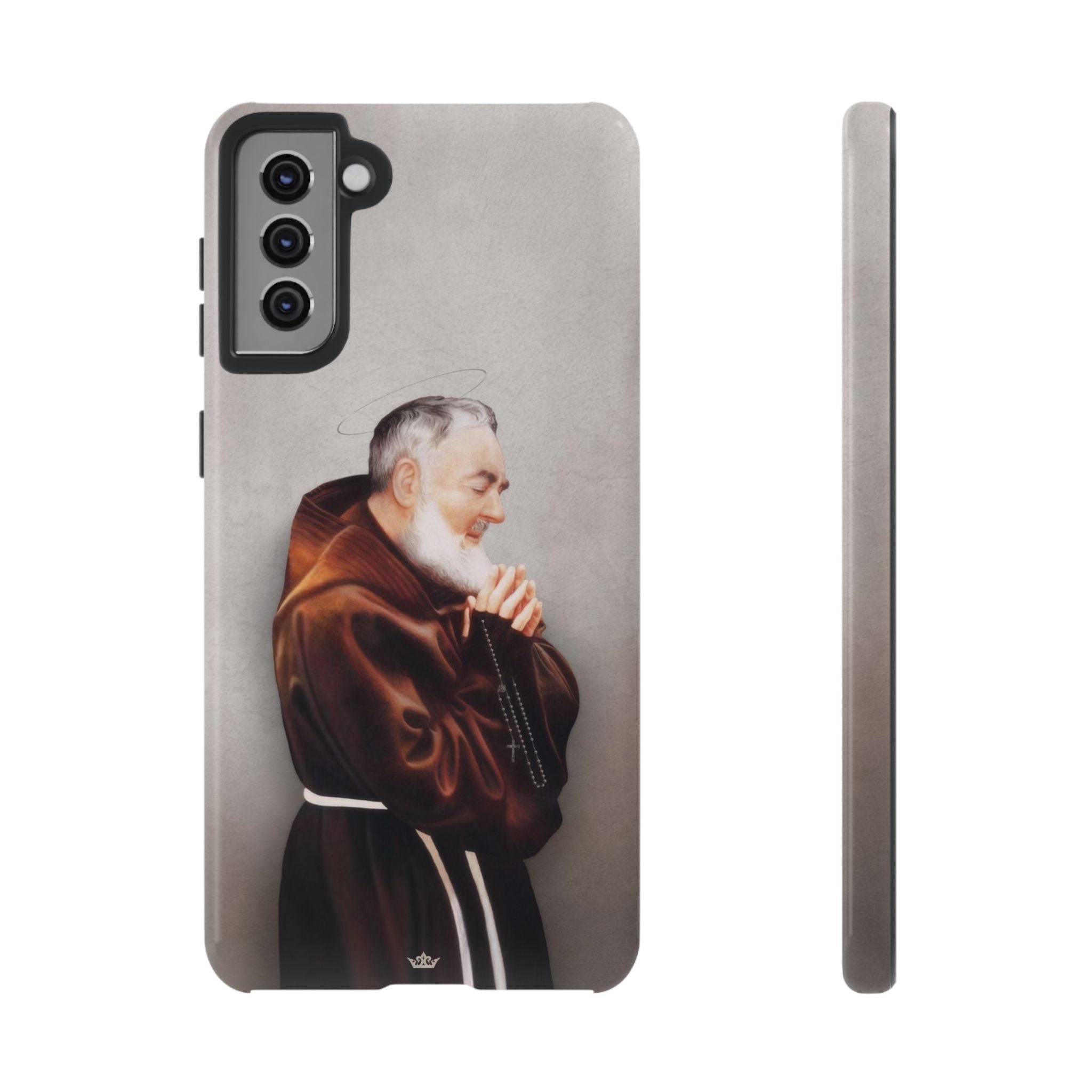 St. Padre Pio Hard Phone Case (Light) - VENXARA®