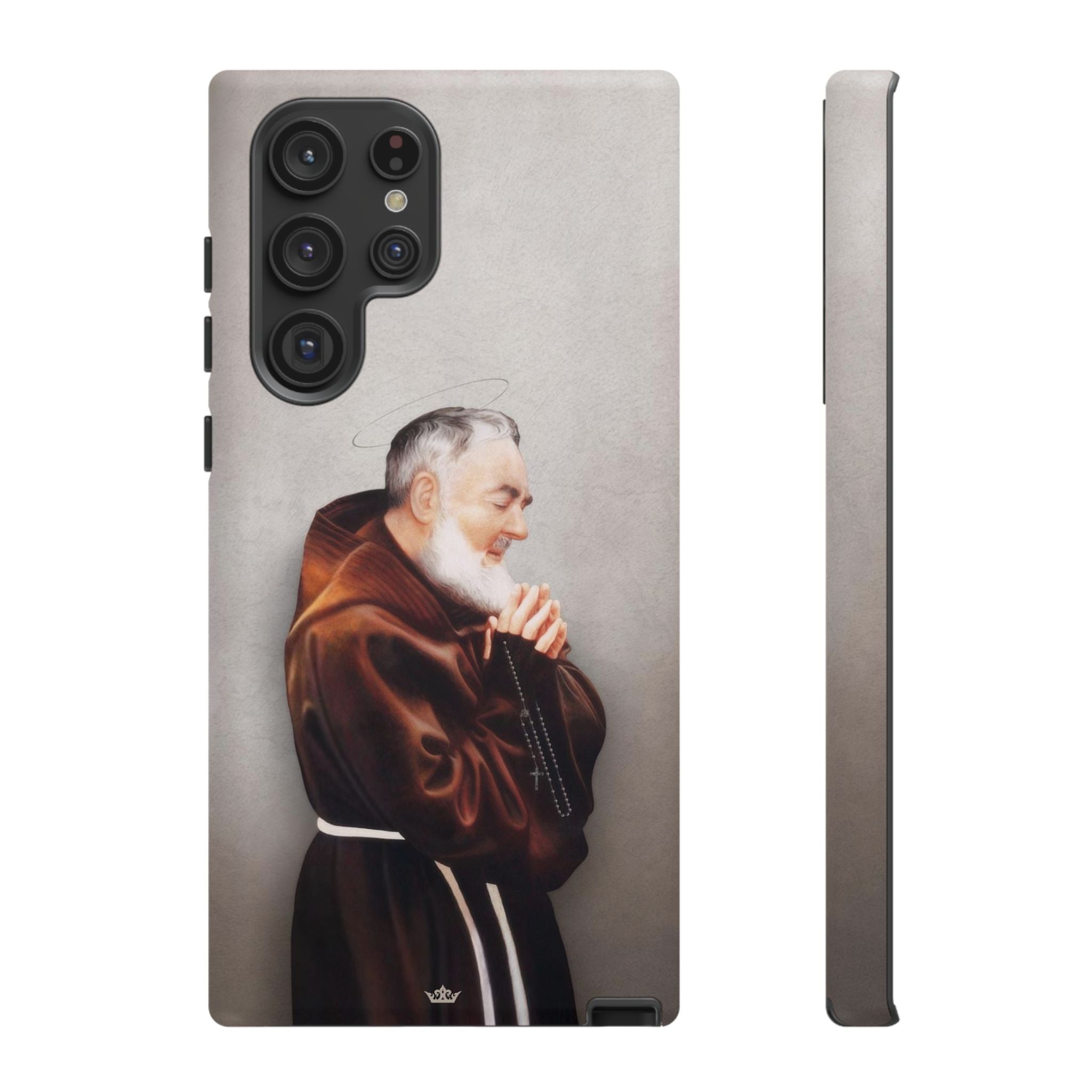 St. Padre Pio Hard Phone Case (Light) - VENXARA®