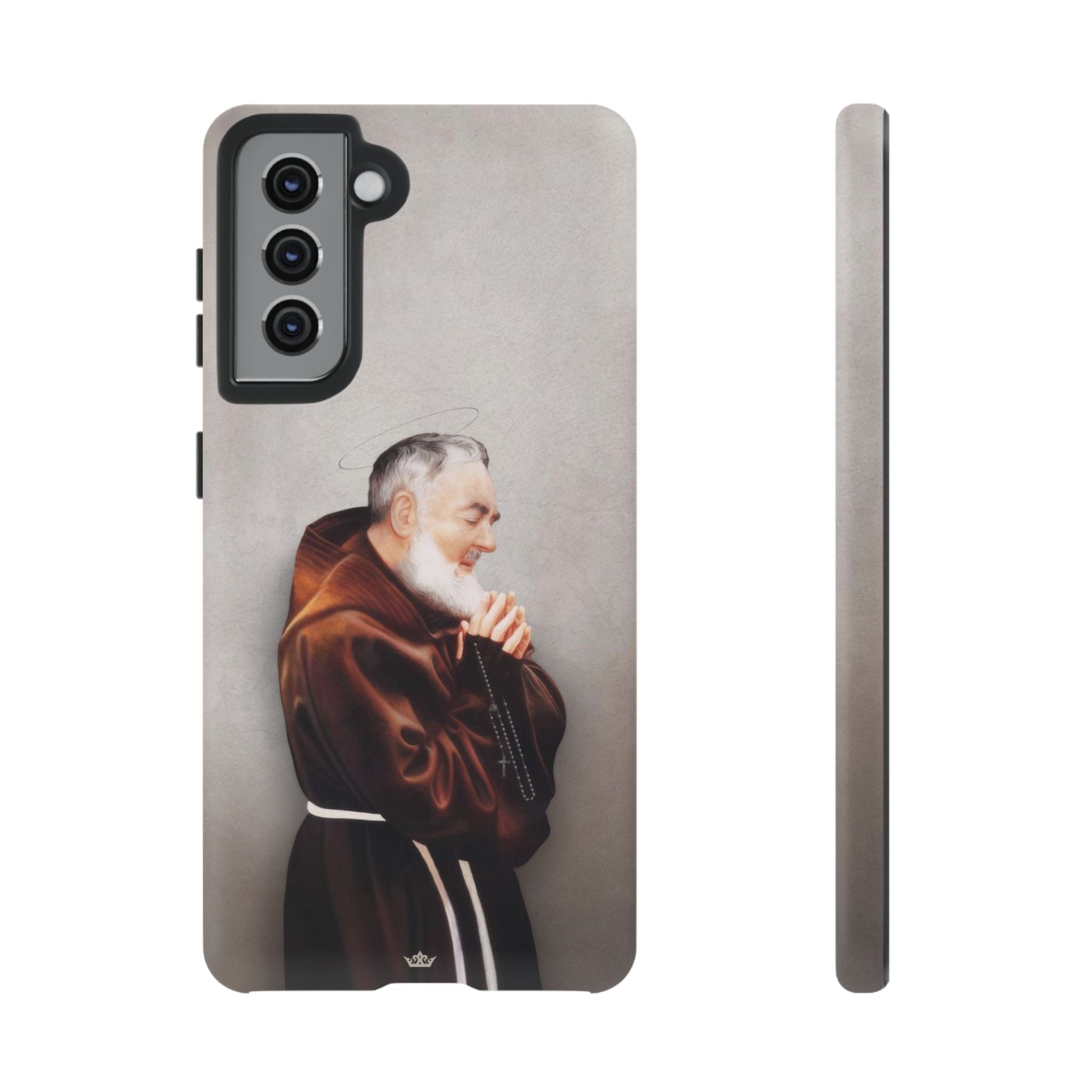 St. Padre Pio Hard Phone Case (Light) - VENXARA®
