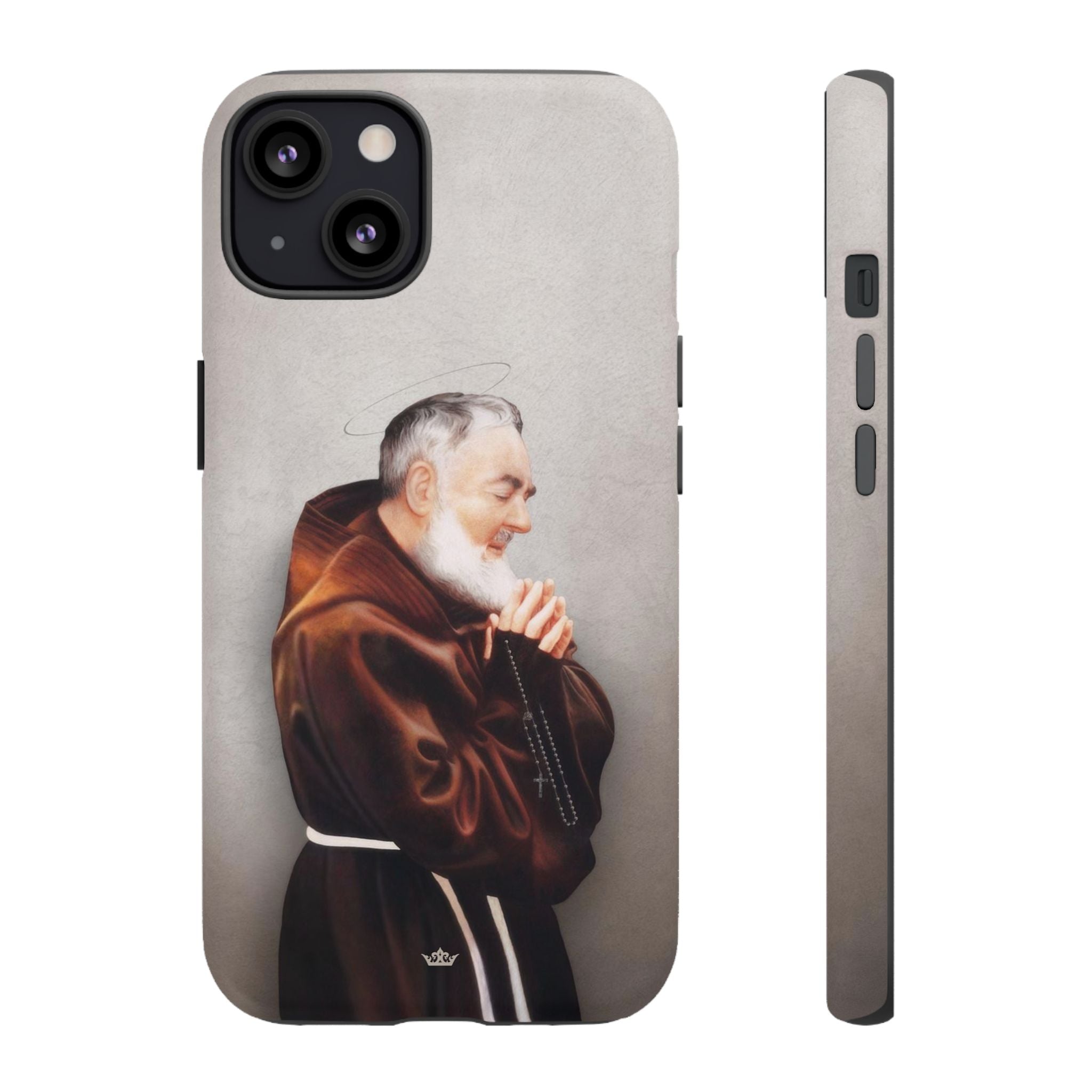 St. Padre Pio Hard Phone Case (Light) - VENXARA®