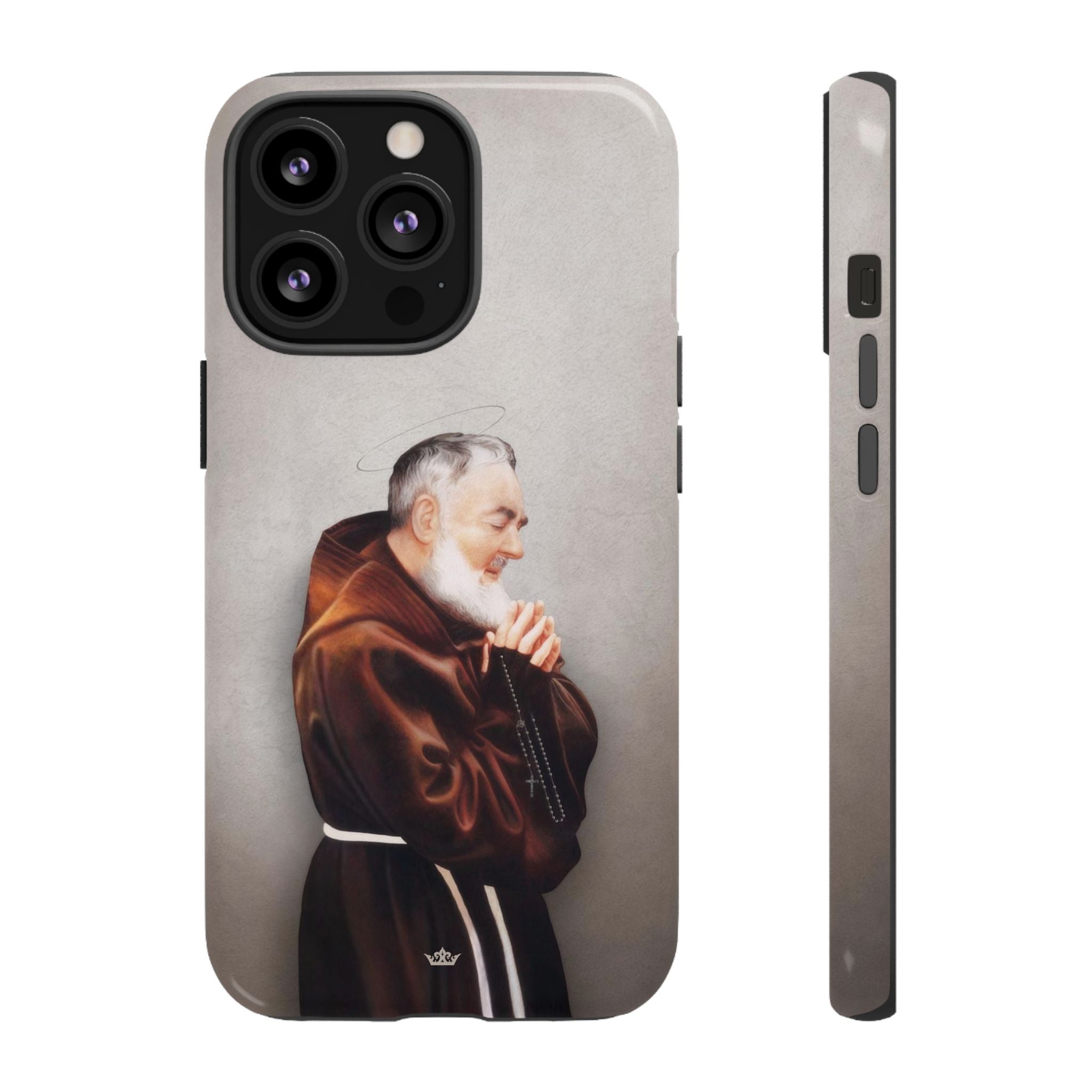 St. Padre Pio Hard Phone Case (Light) - VENXARA®