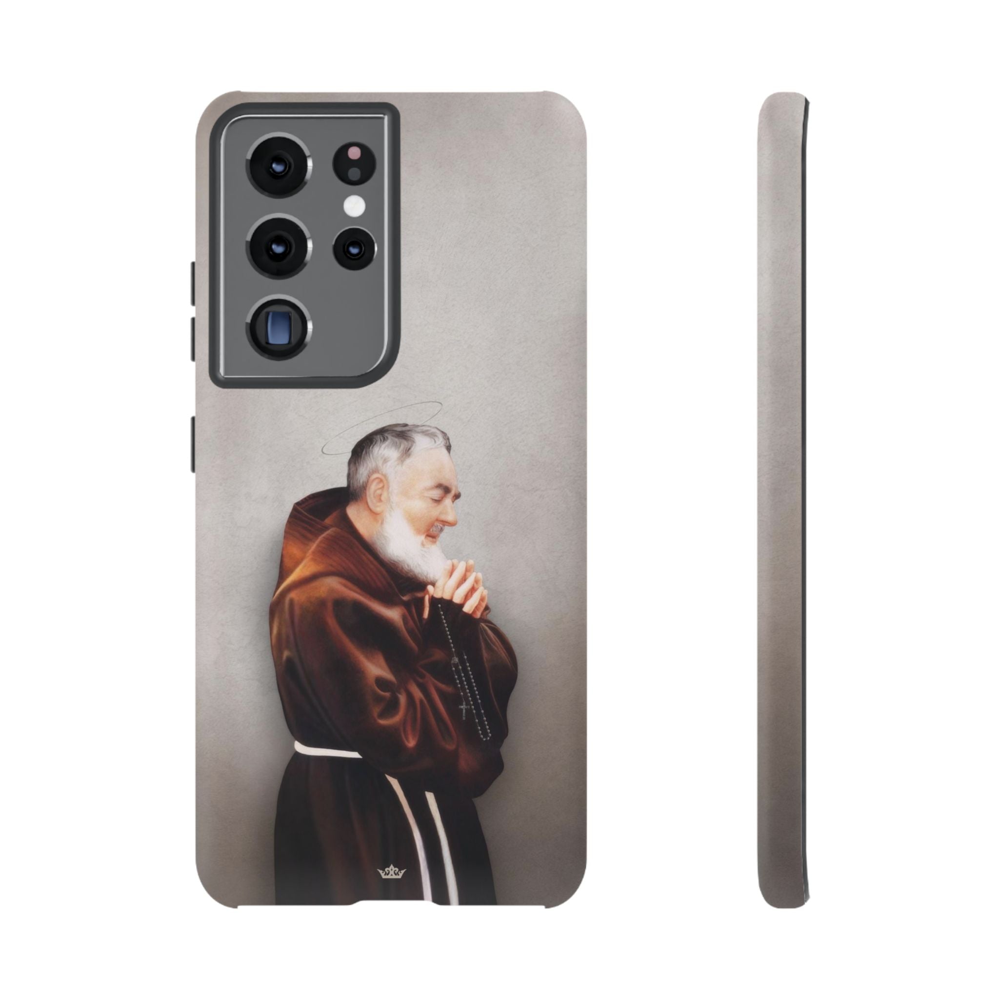 St. Padre Pio Hard Phone Case (Light) - VENXARA®