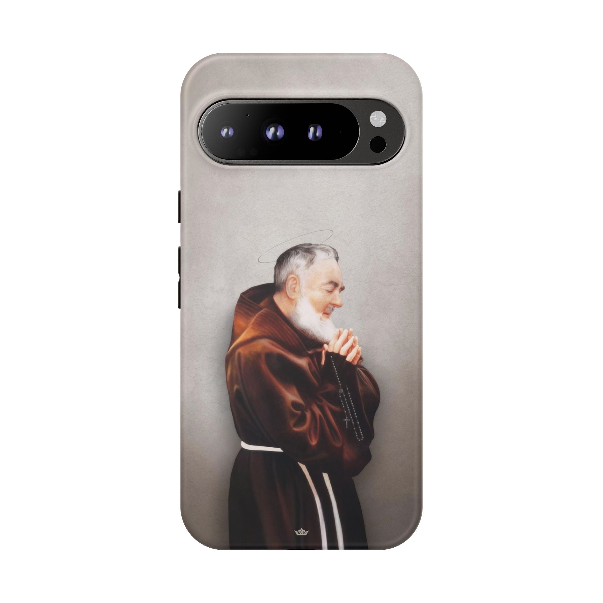 St. Padre Pio Hard Phone Case (Light) - VENXARA®